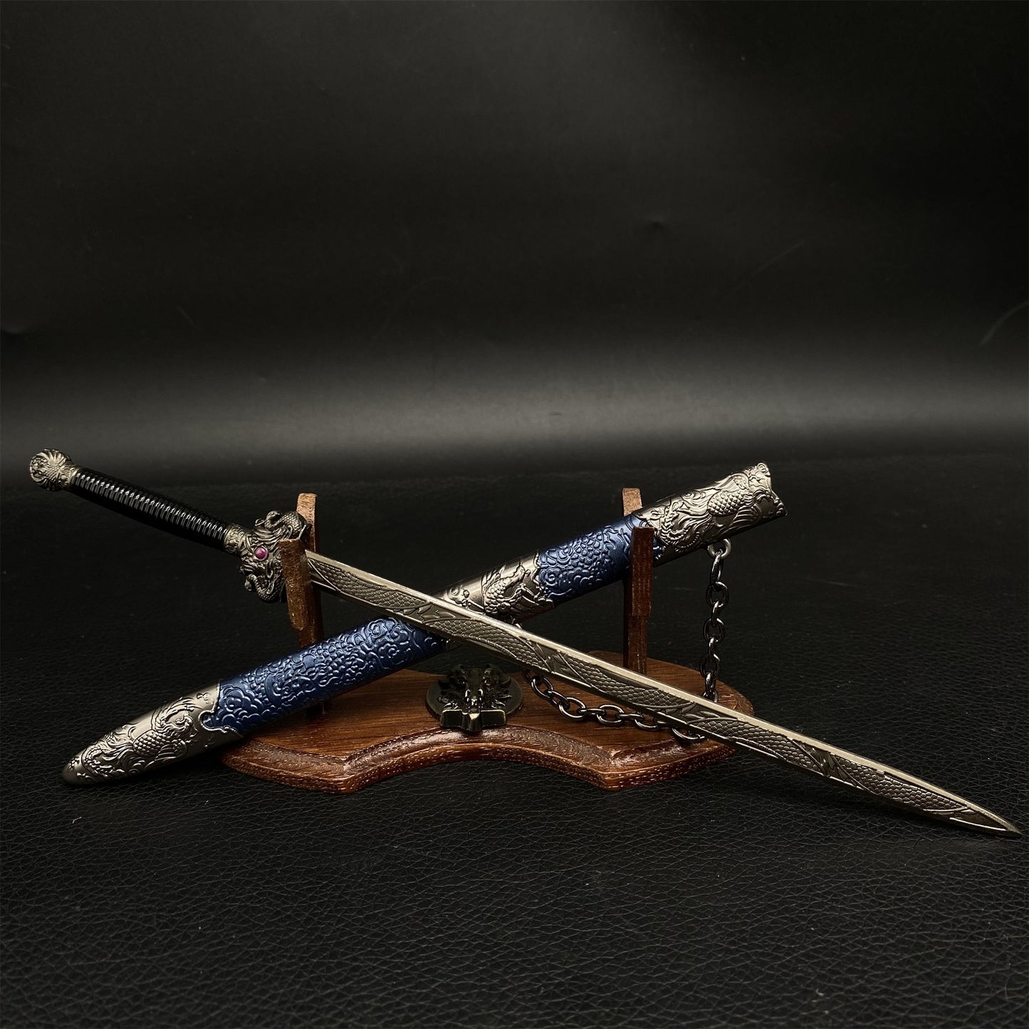 Phoenix Seeking A Mate Sword Metal Miniature