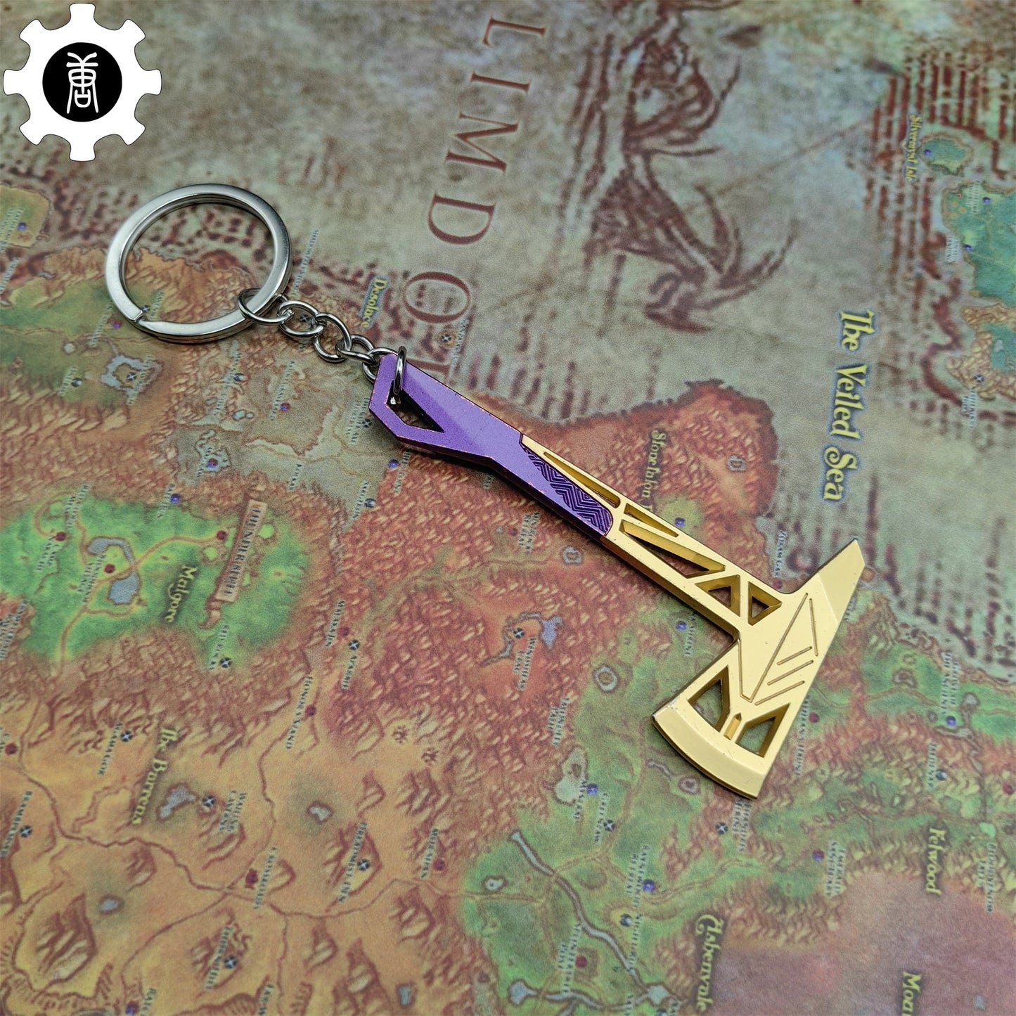 Val Prime Axe Keychain Metal Pendant
