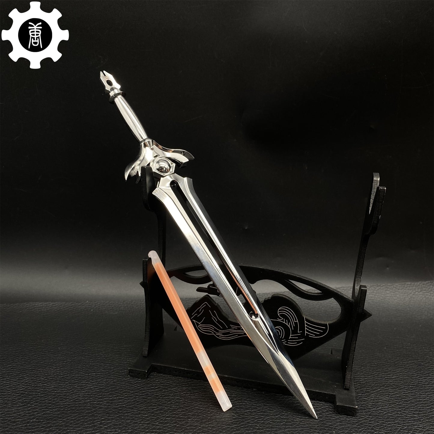 Metal Prosperity Sword Luminous Display Art