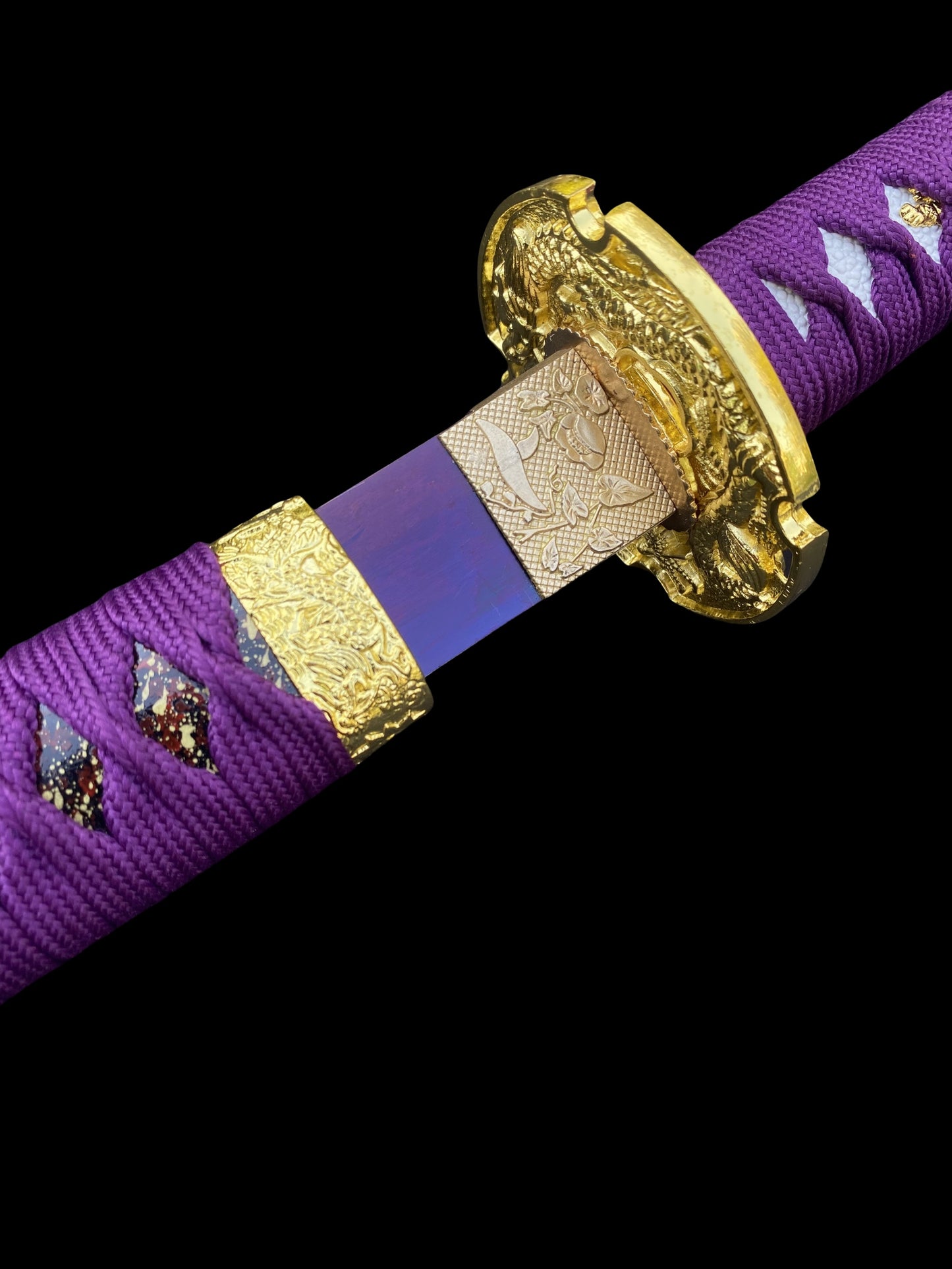 Purple River Katana Special Purple Carbon Steel Samurai Sword