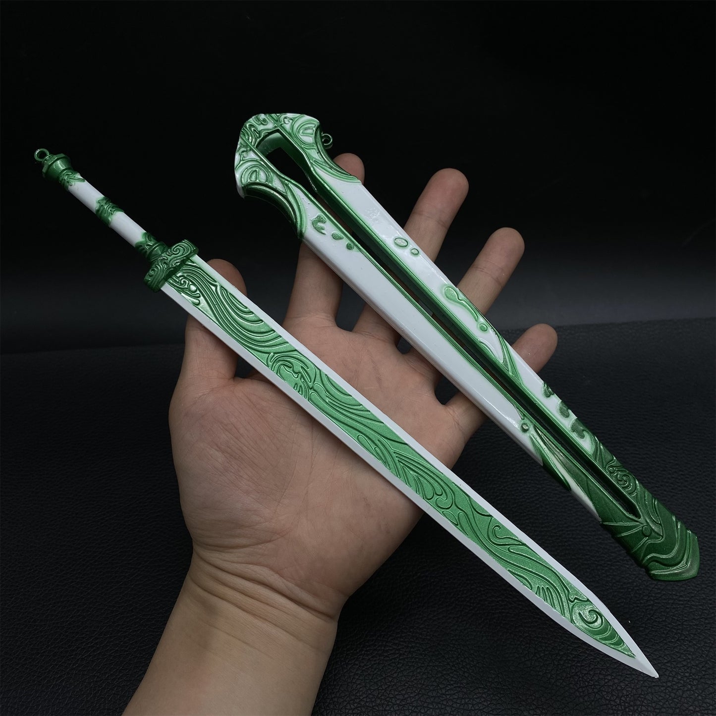 Metal QingTian Sword Metal Replica 11.8''