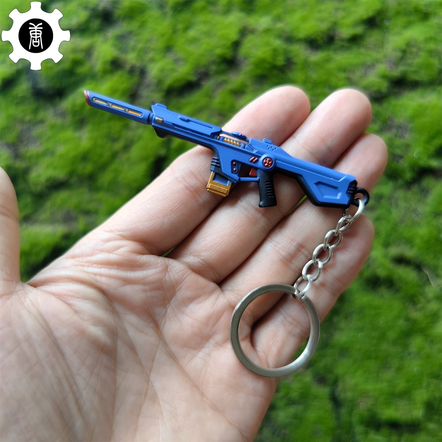 Mini Radiant Entertainment System Phantom Gun Metal Keychain