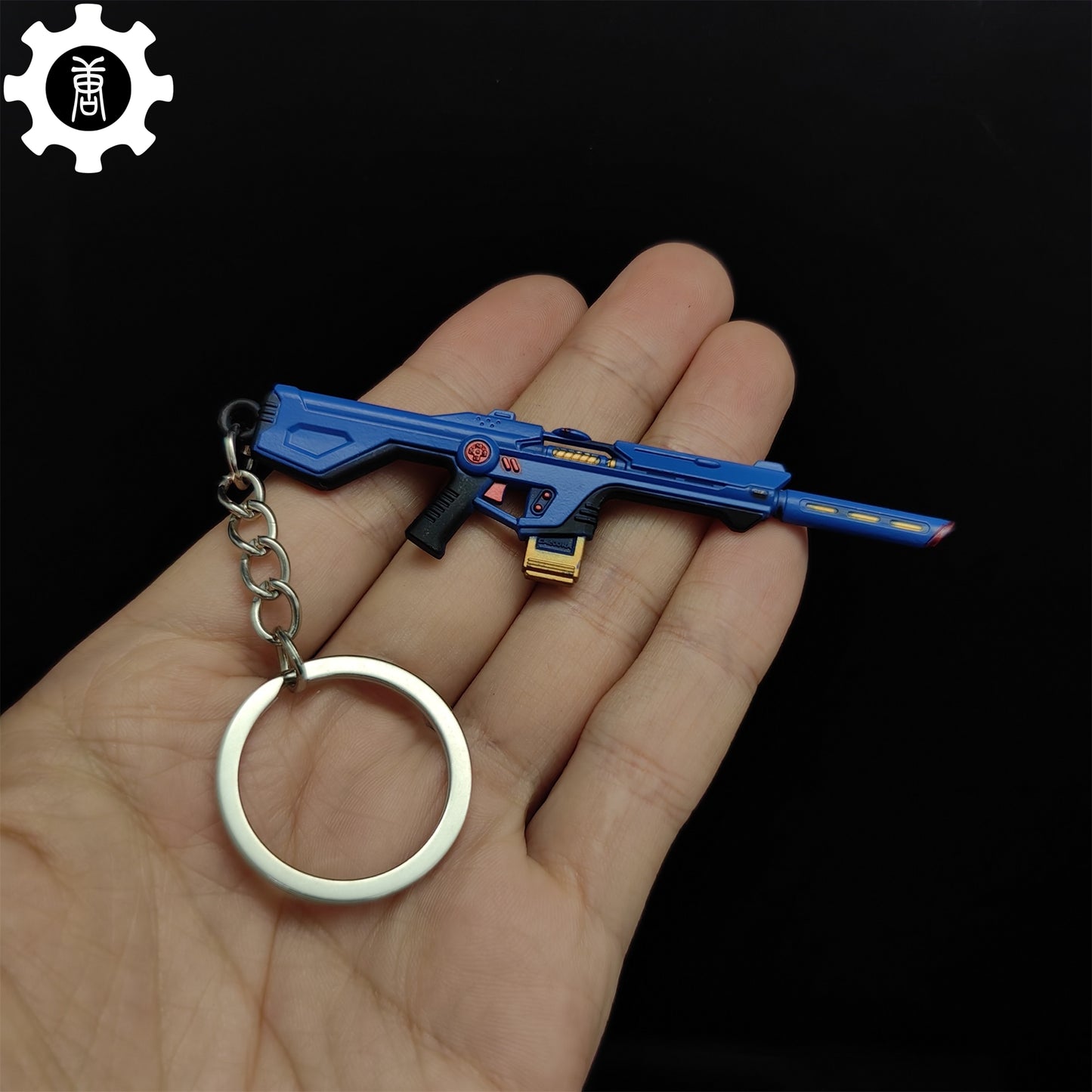 Mini Radiant Entertainment System Phantom Gun Metal Keychain