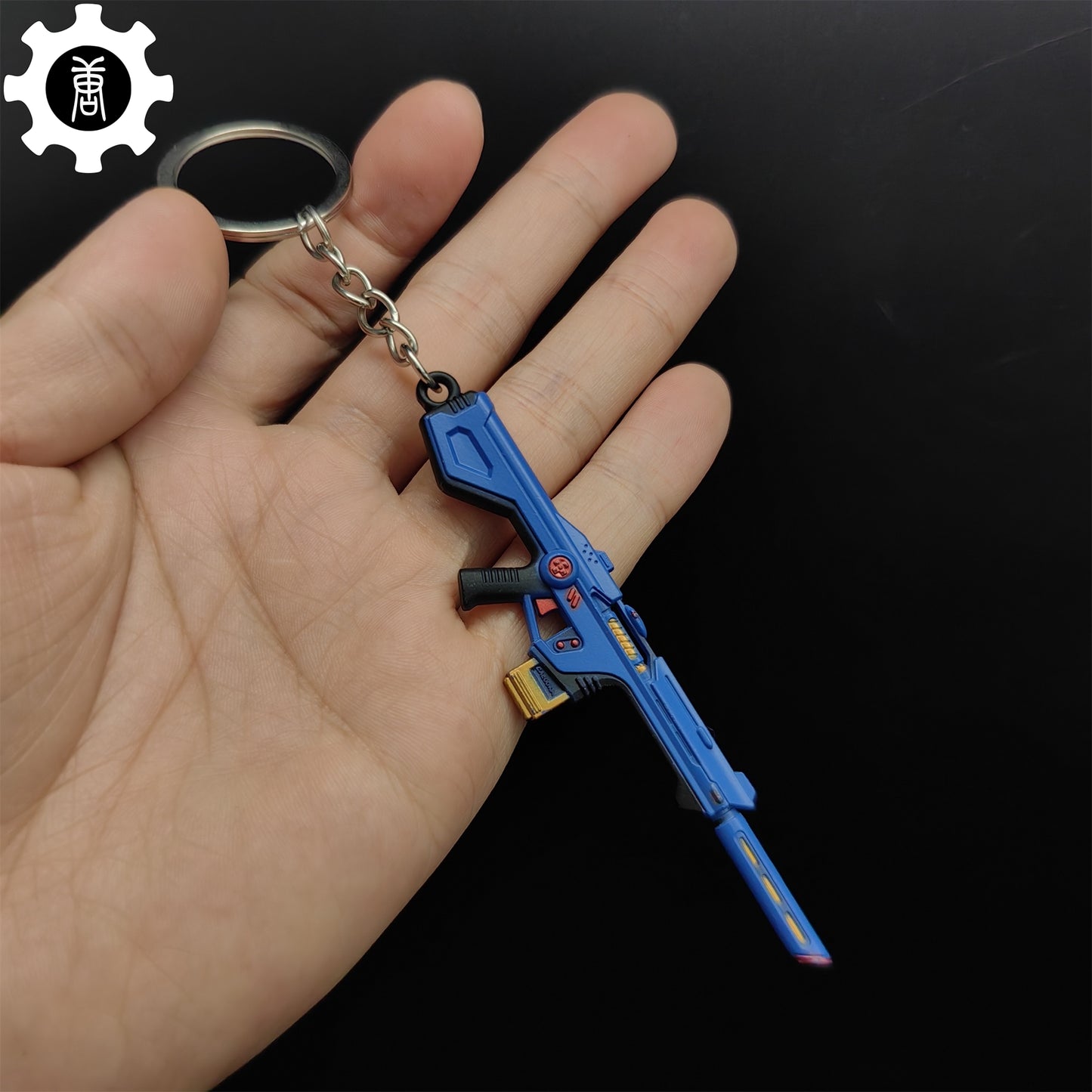 Mini Radiant Entertainment System Phantom Gun Metal Keychain