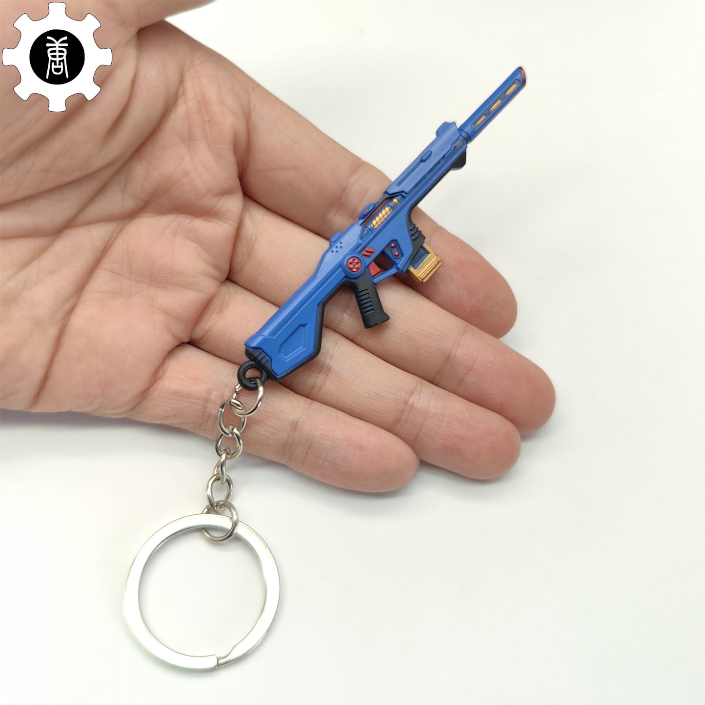 Mini Radiant Entertainment System Phantom Gun Metal Keychain