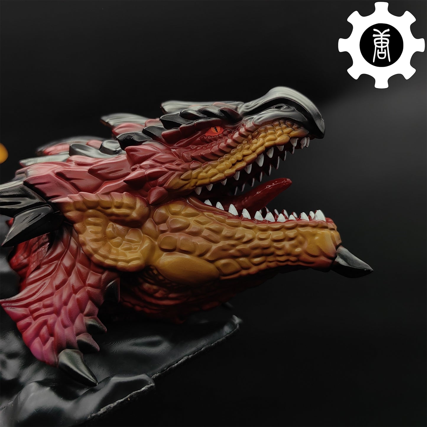 3D Printed Rathalos Head Halberion Blade Gamepad Controller Stand