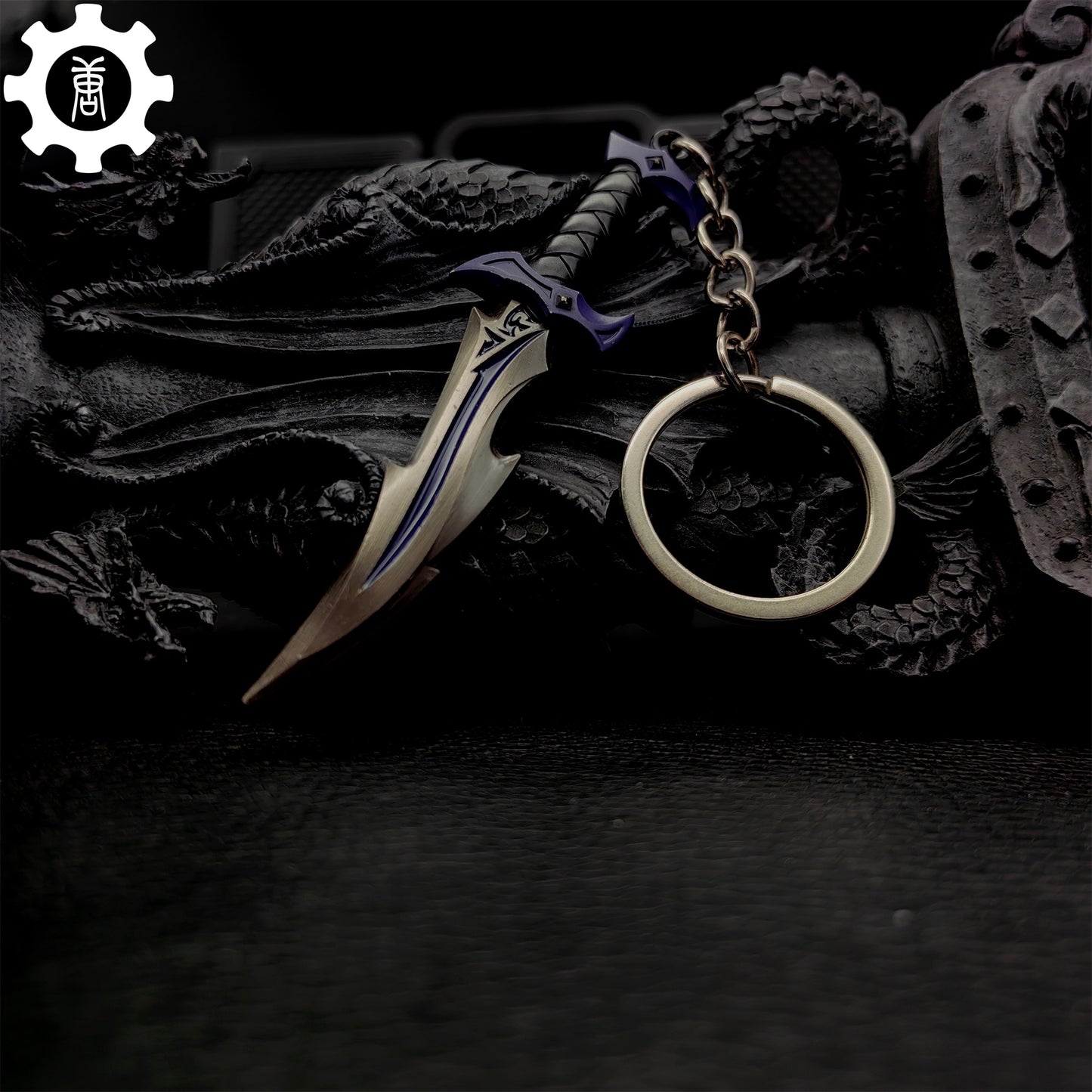 Mini Reaver Knife Tiny Metal Keychain