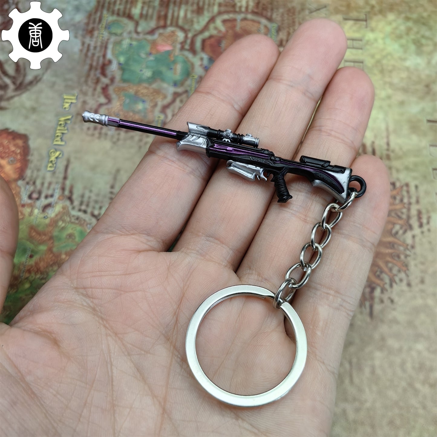Metal Reaver Operator Gun Tiny KeyChain Pendant