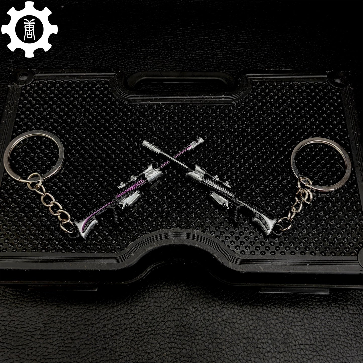 Metal Reaver Operator Gun Tiny KeyChain Pendant