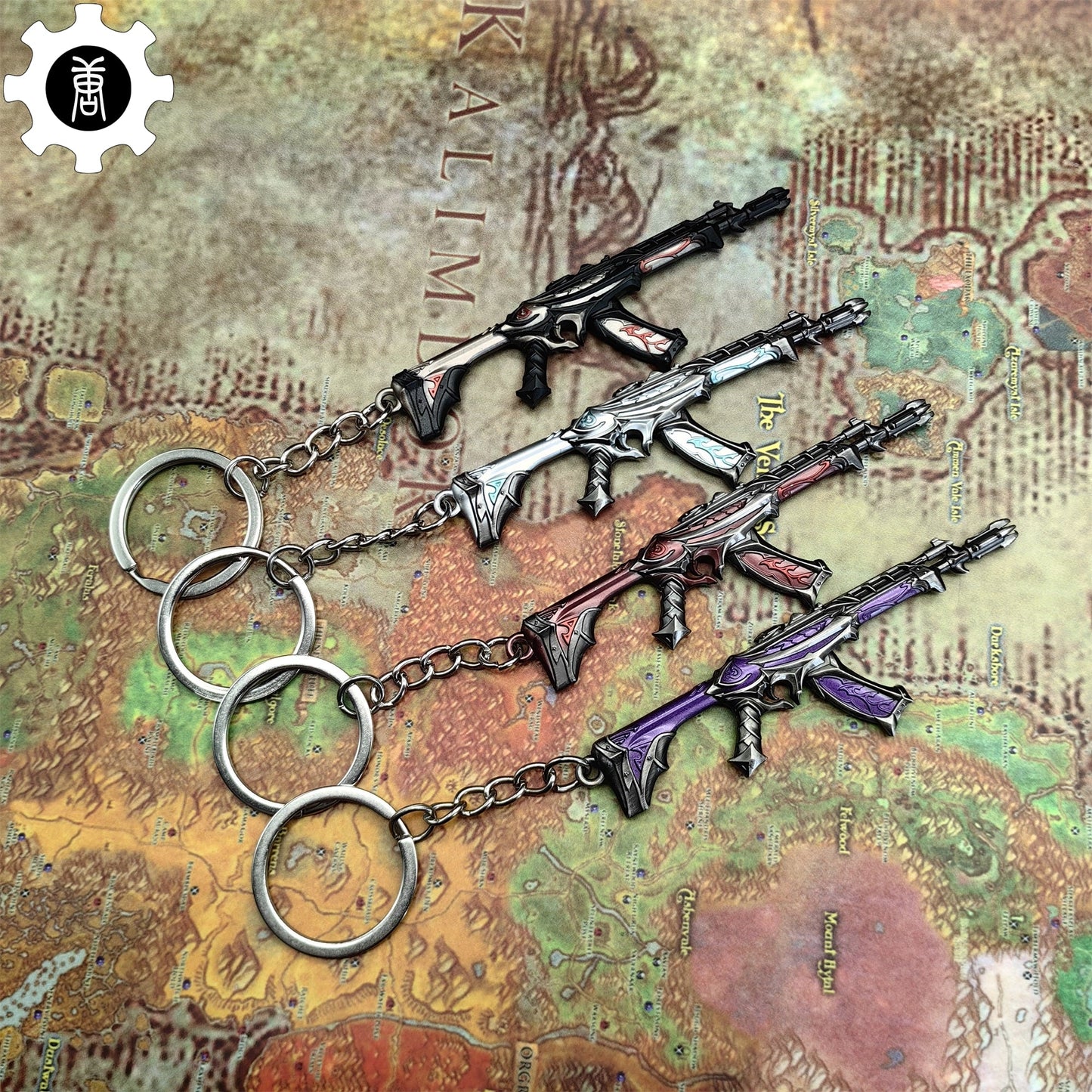 Metal Reaver Vandal Gun Tiny Keychain Pendant