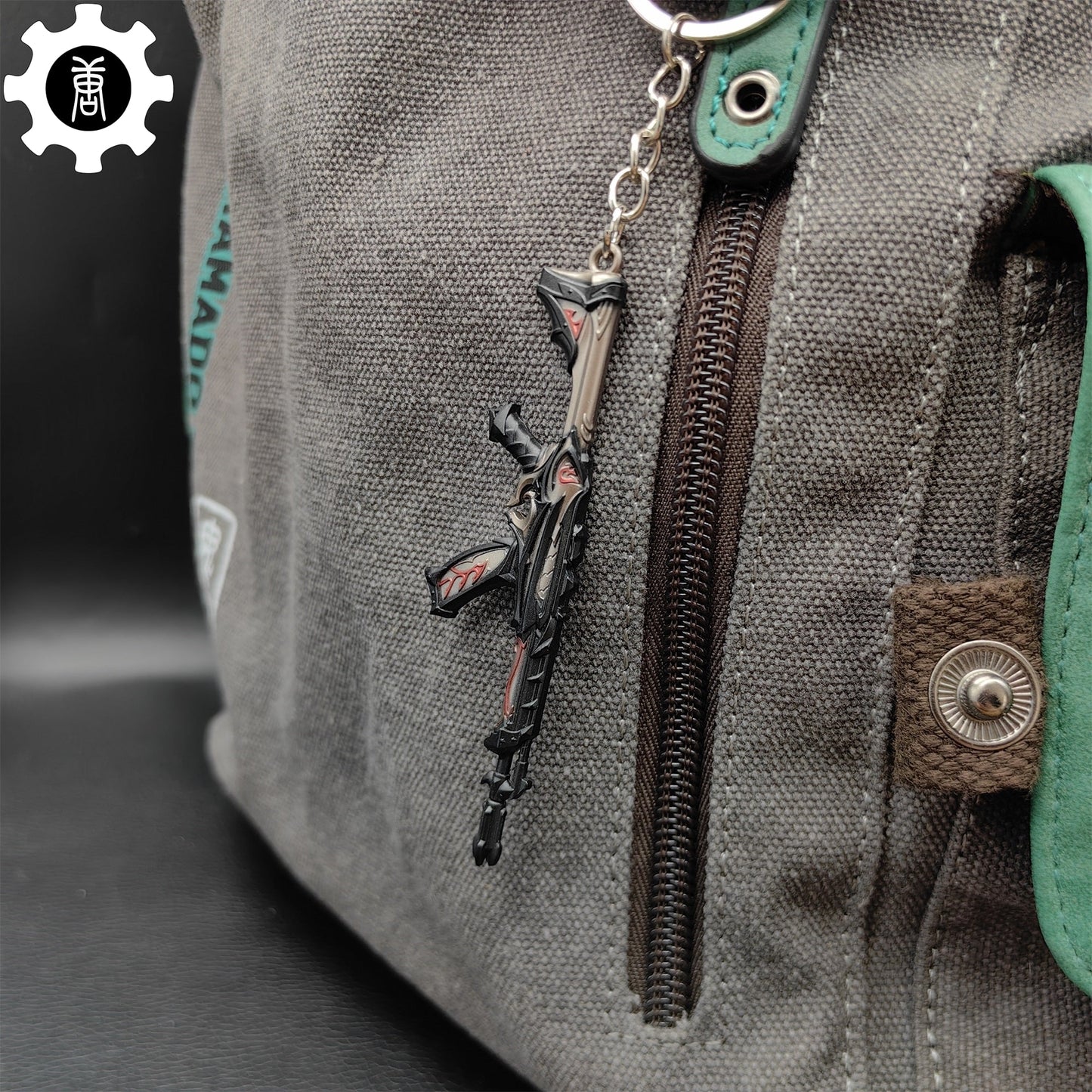 Metal Reaver Vandal Gun Tiny Keychain Pendant