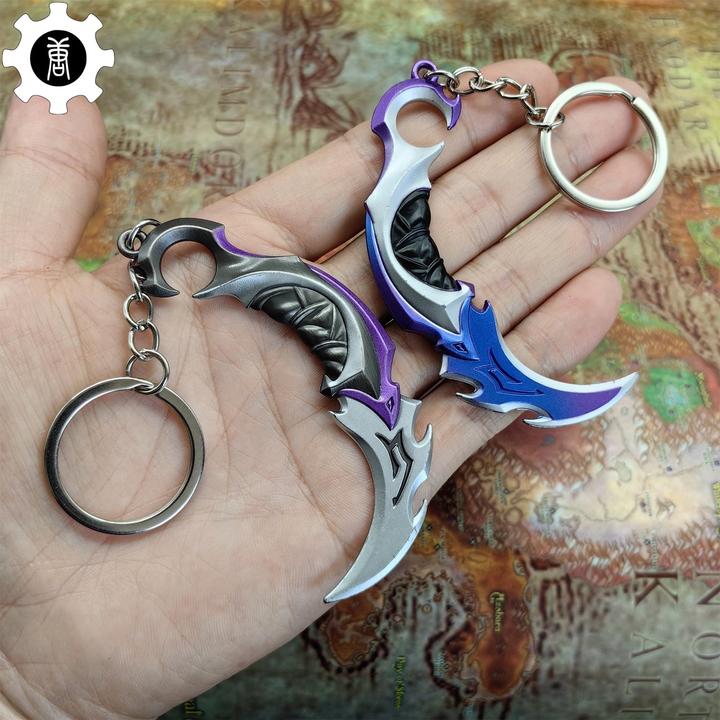 Reaver, EP 5 Karambit Tiny Keychain Metal Pendant