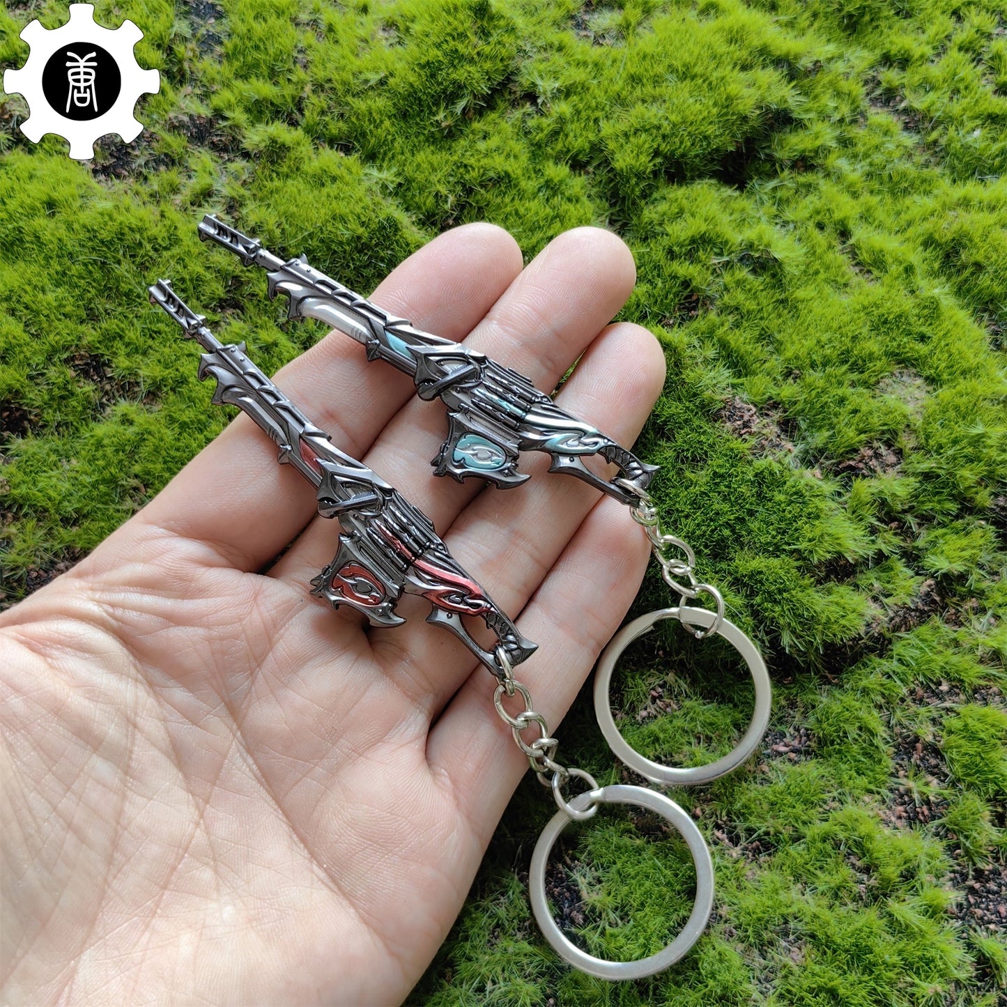 Metal Reaver EP 5 Odin Gun Tiny KeyChain Pendant
