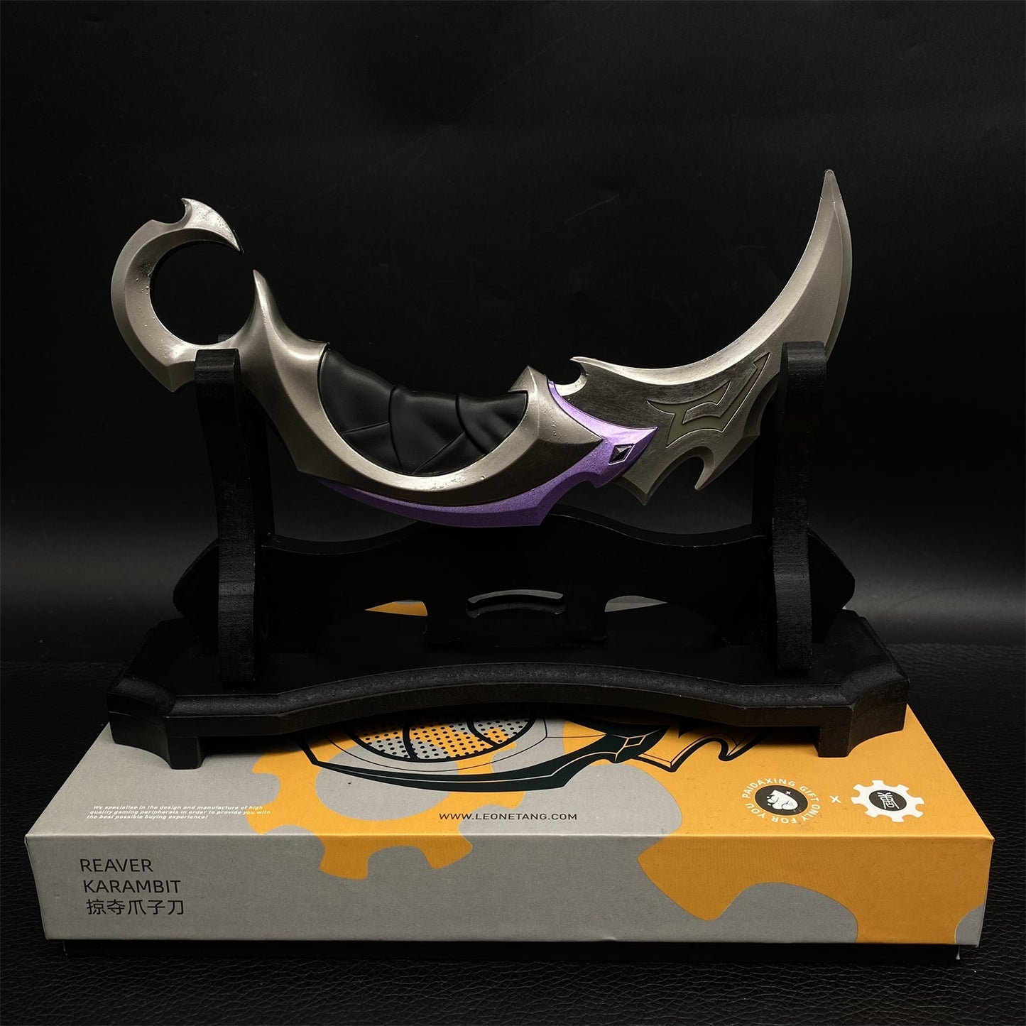 Reaver Karambit Metal Blunt Blade Trainer Cosplay Prop Game Replica