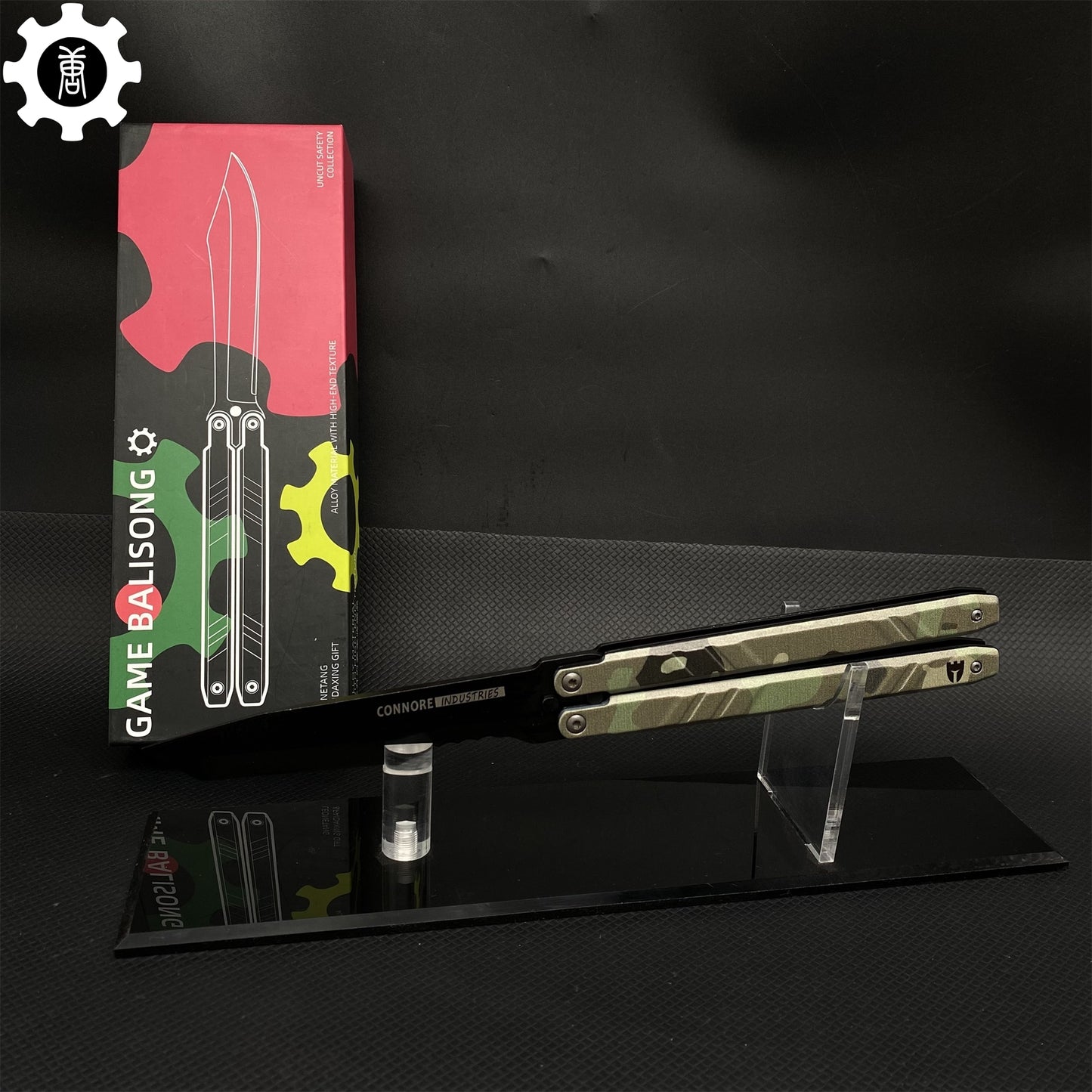 IRL Recon Knife Blunt Blade BalisongTrainer