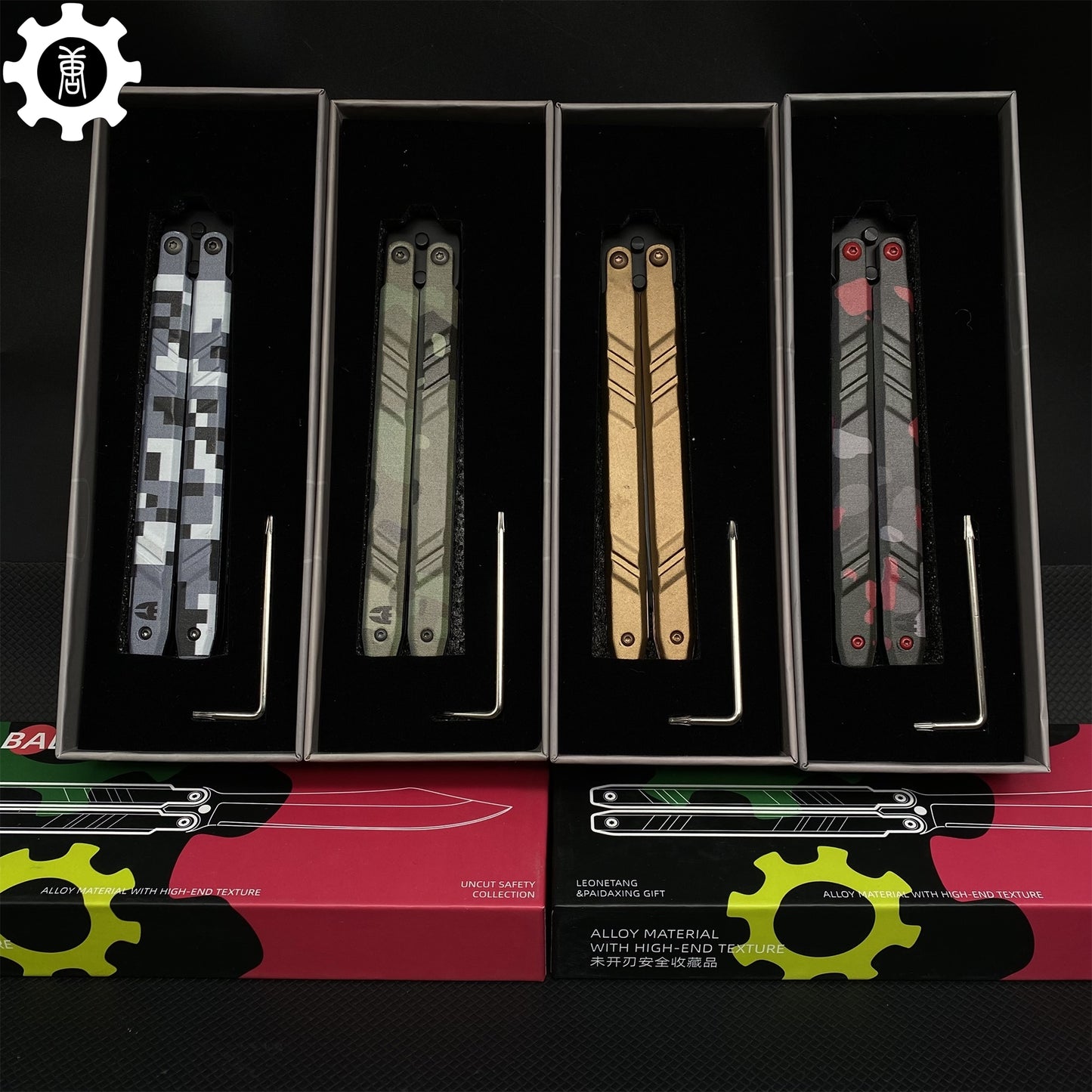 IRL Recon Knife Blunt Blade BalisongTrainer