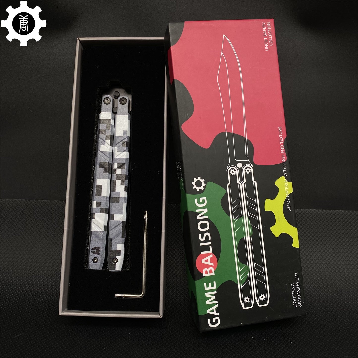 IRL Recon Knife Blunt Blade BalisongTrainer