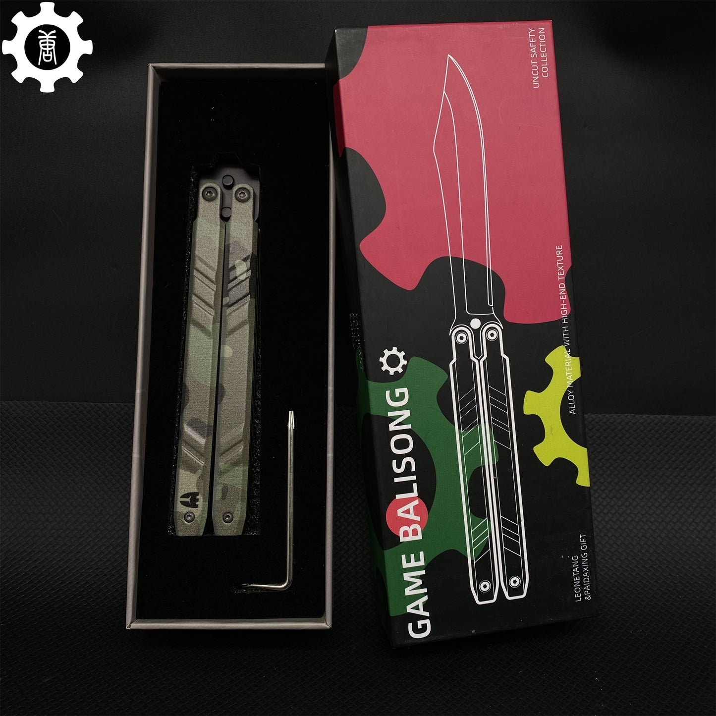 IRL Recon Knife Blunt Blade BalisongTrainer