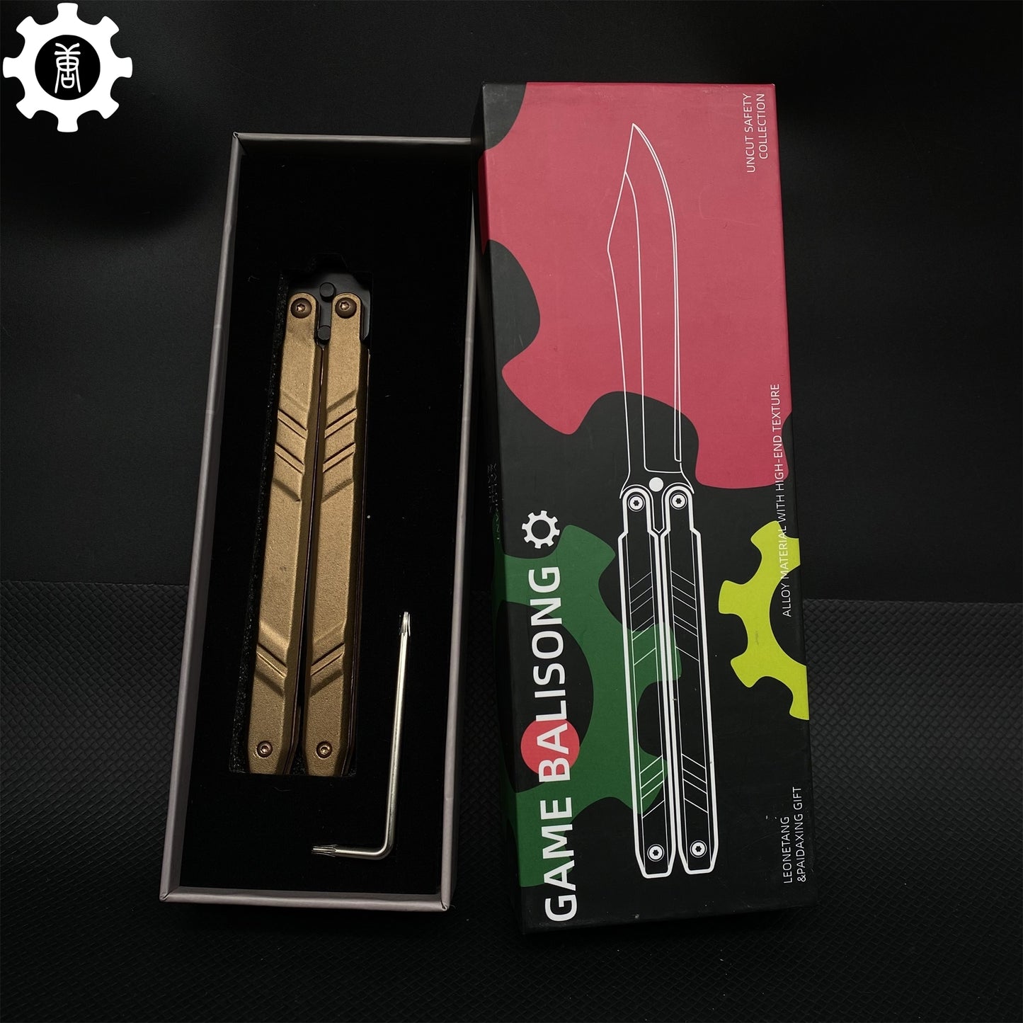 IRL Recon Knife Blunt Blade BalisongTrainer