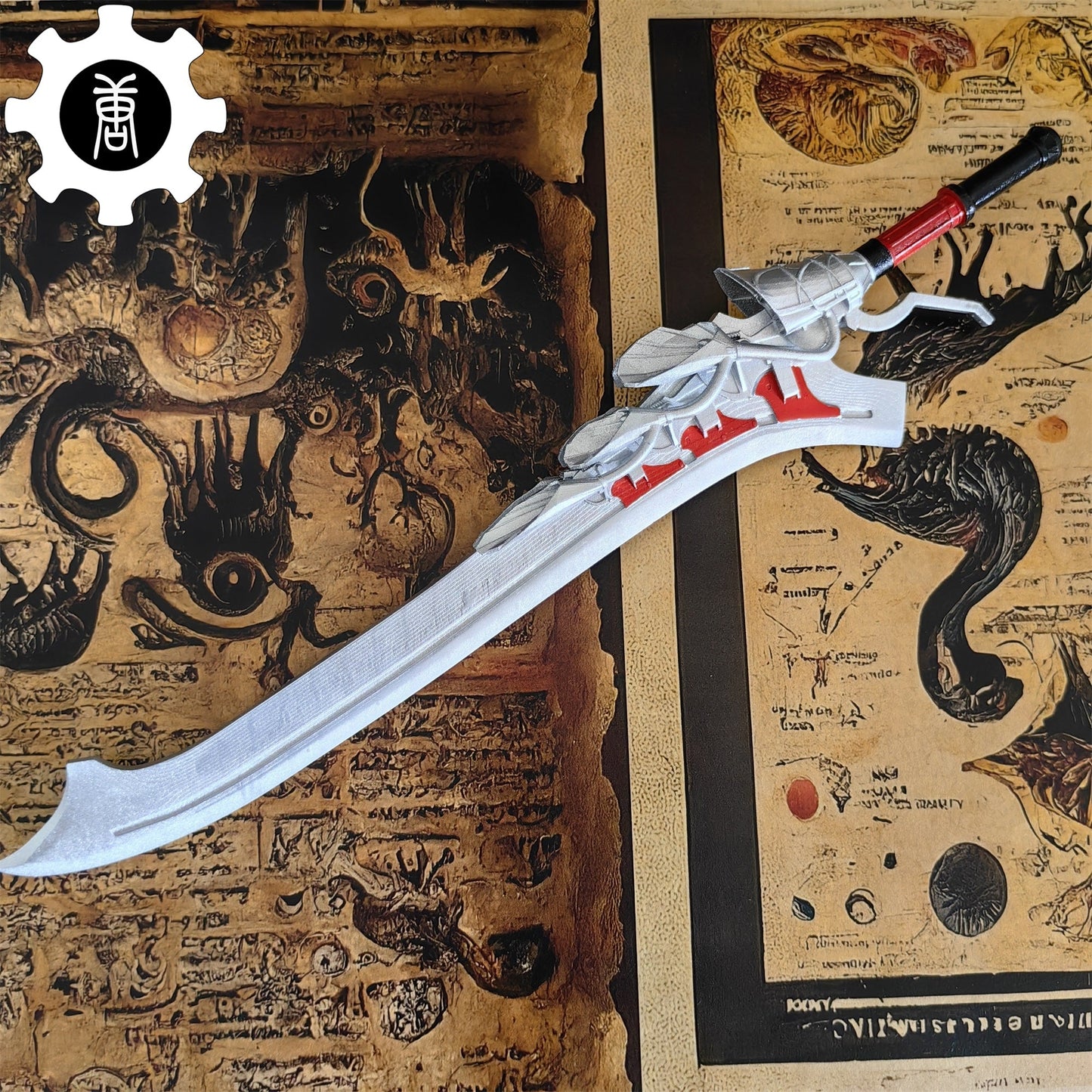 3D Printed 1: 6 Scale Nero Red Queen Sword DMC Display Prop
