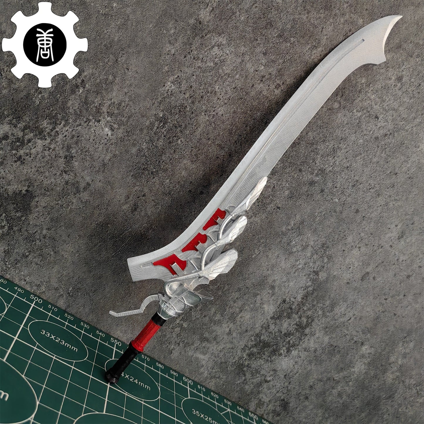 3D Printed 1: 6 Scale Nero Red Queen Sword DMC Display Prop