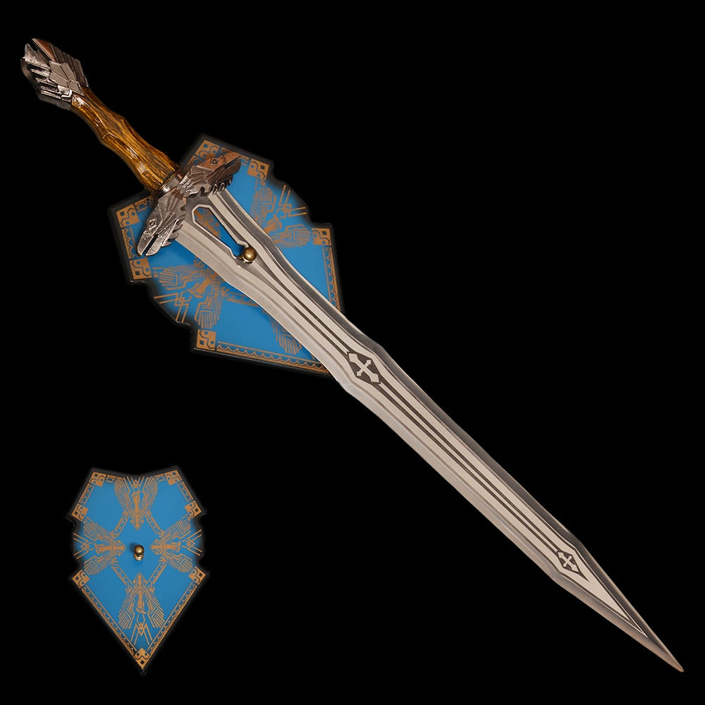 Regal Dwarven Short Sword Metal Replica Cosplay Prop 37"