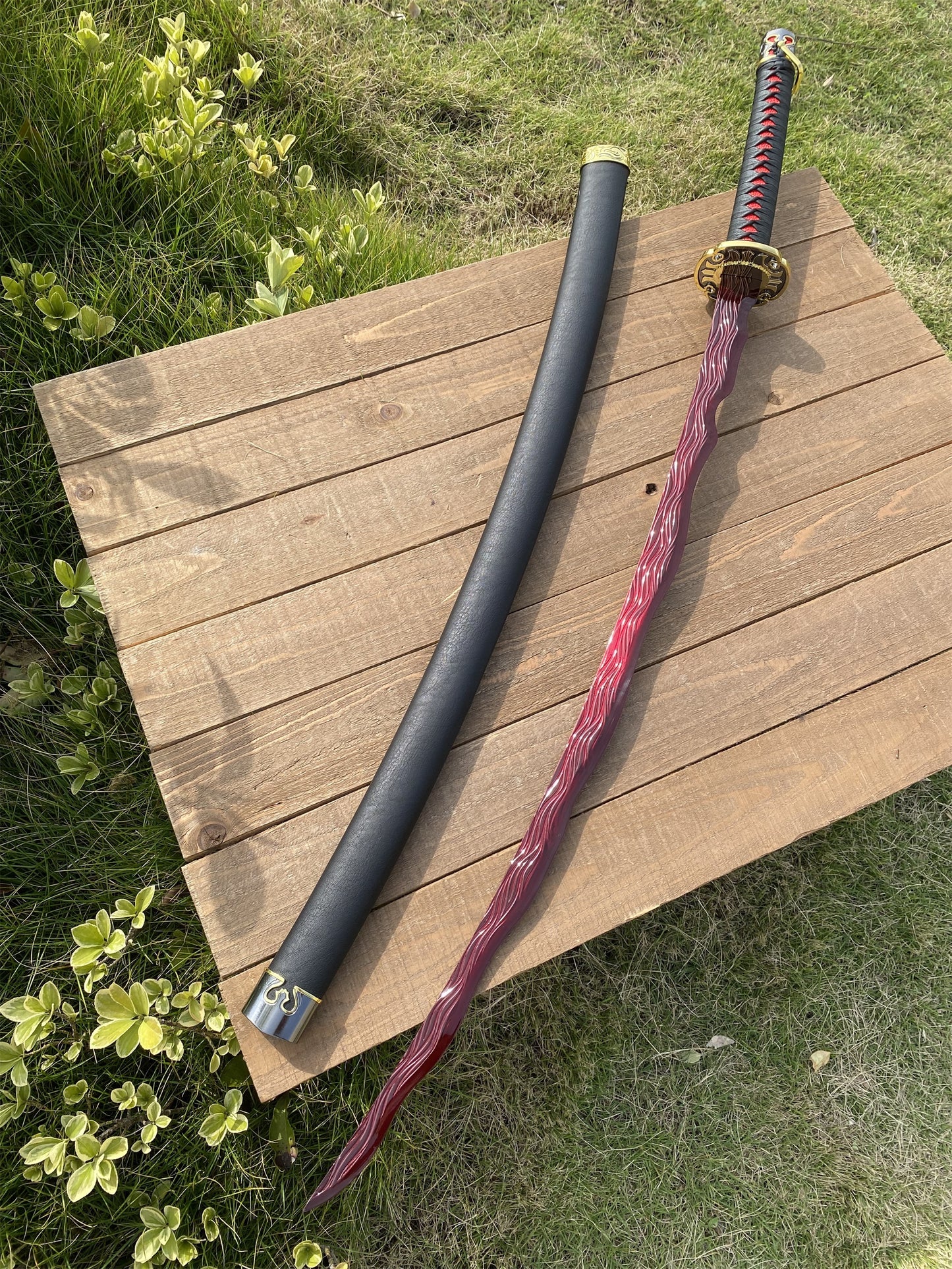 IRL Rivers of Blood Katana Game Katana For Display Only
