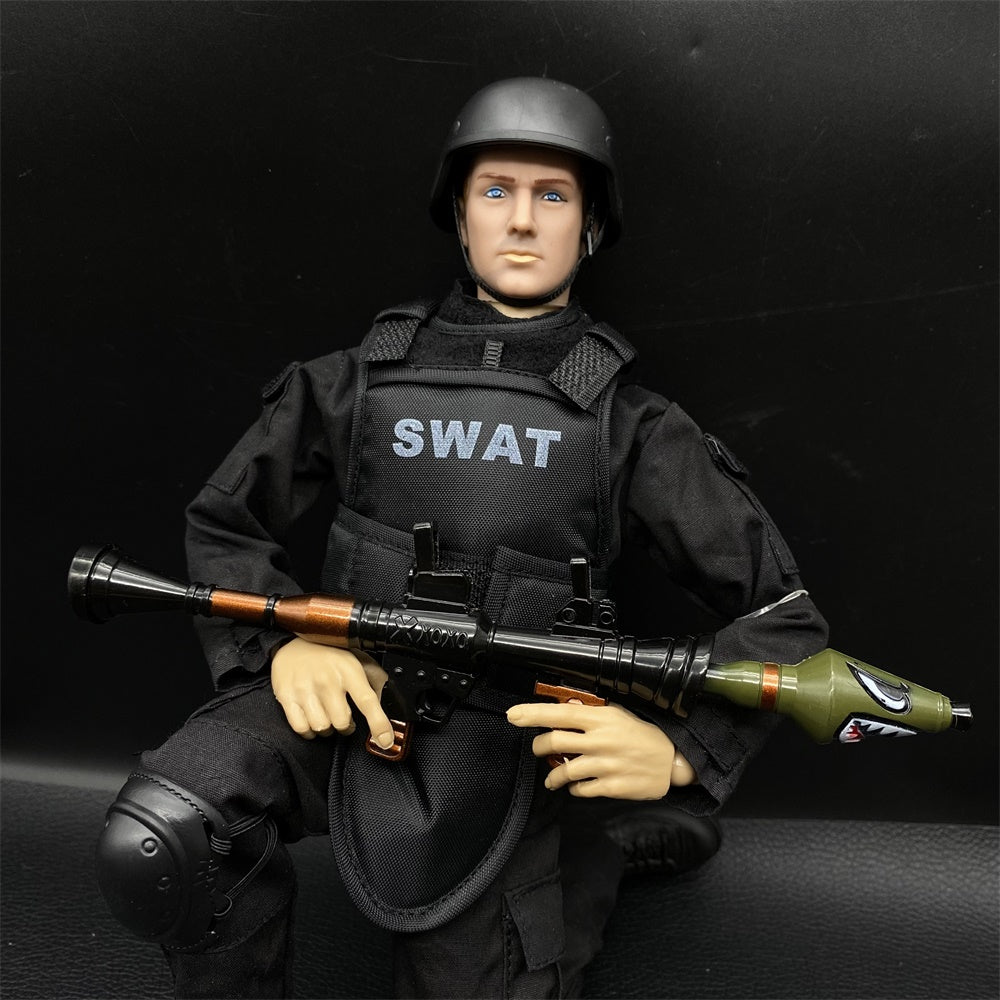 Metal Miniature Shark Head RPG-7 Rocket Launcher 17CM/6.7"