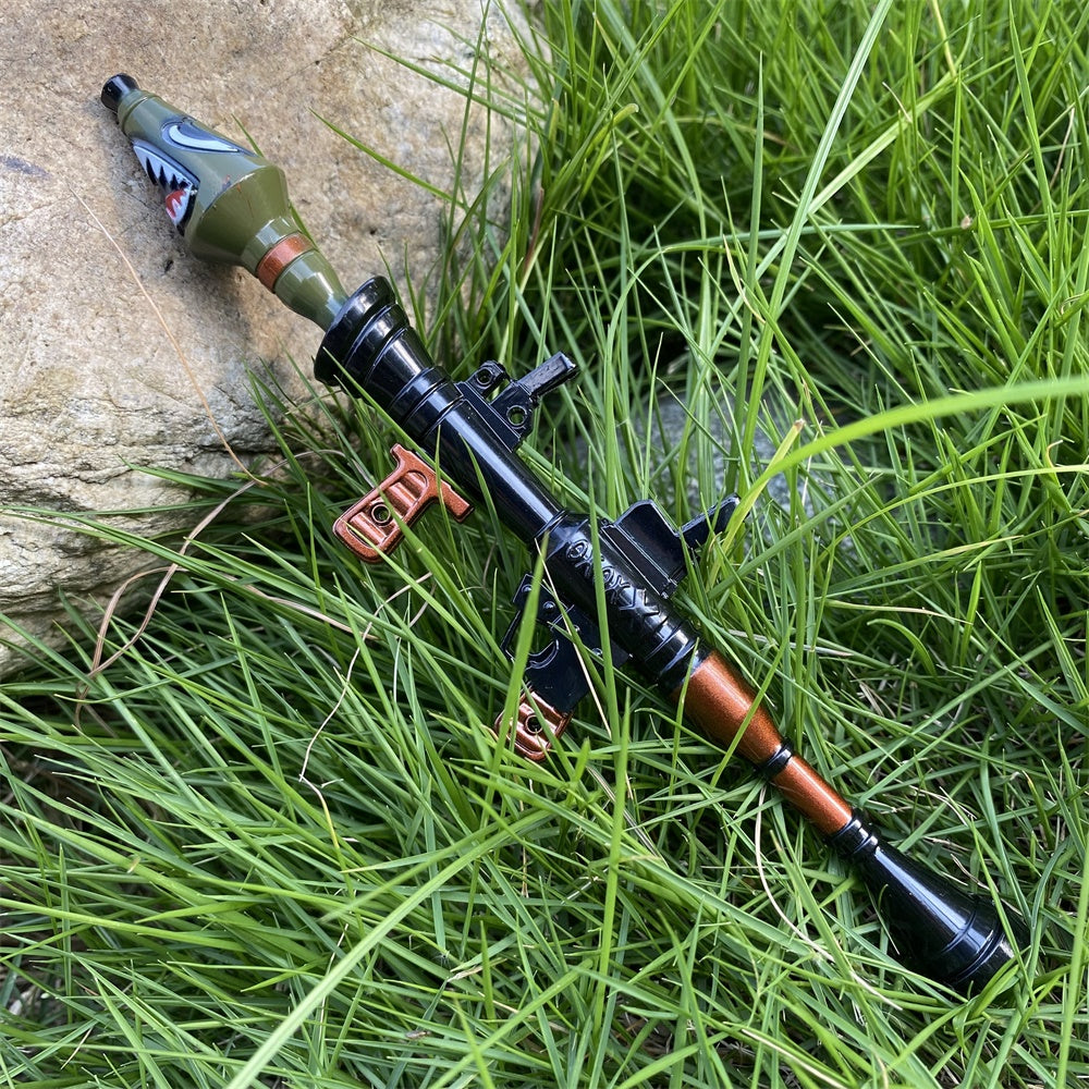 Metal Miniature Shark Head RPG-7 Rocket Launcher 17CM/6.7"