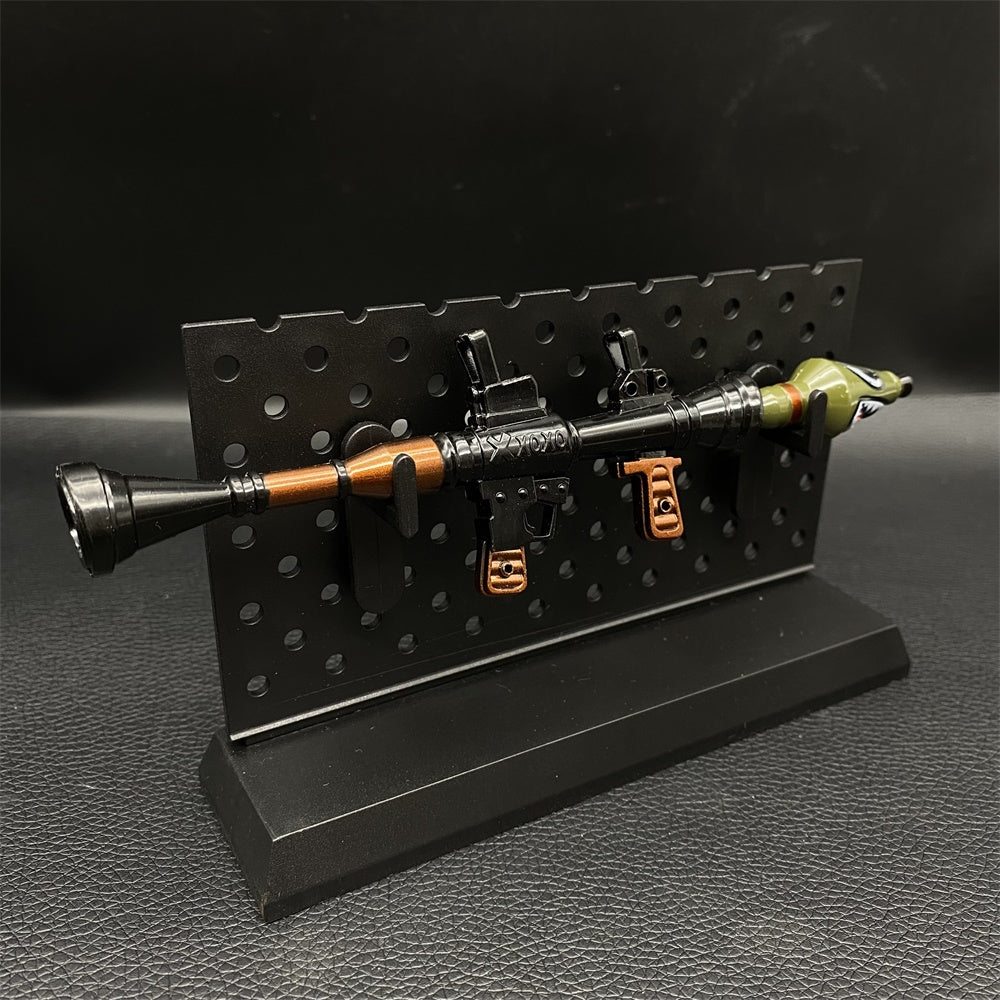 Metal Miniature Shark Head RPG-7 Rocket Launcher 17CM/6.7"