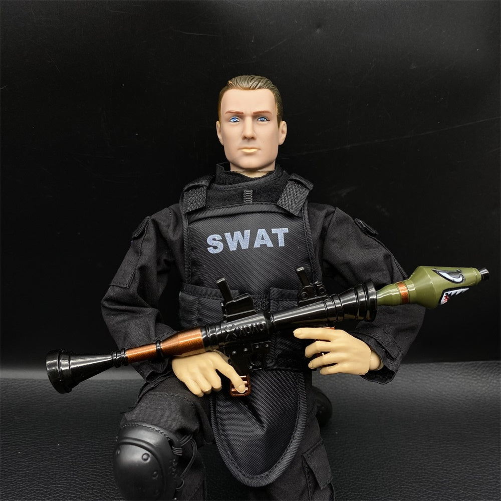 Metal Miniature Shark Head RPG-7 Rocket Launcher 17CM/6.7"