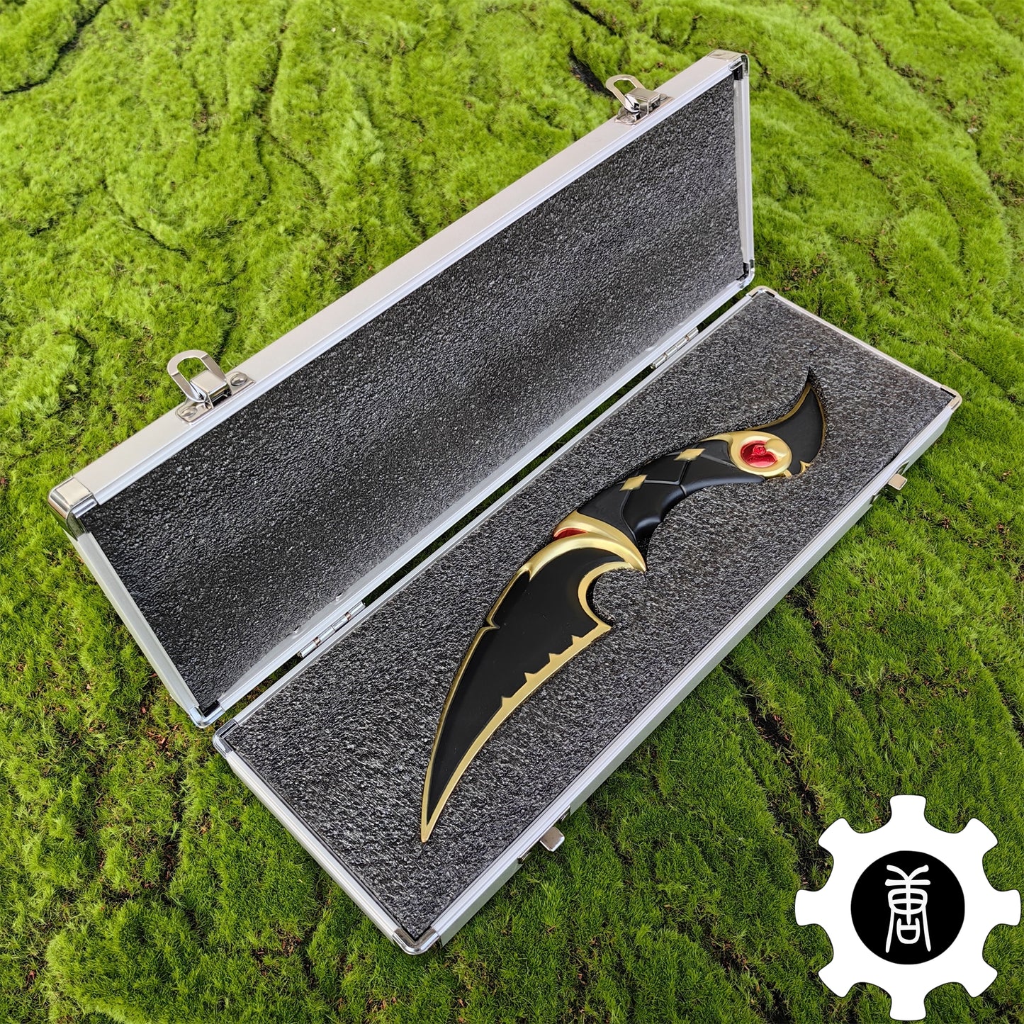 Metal Ruin Dagger Blunt Blade Cosplay Prop Game Replica
