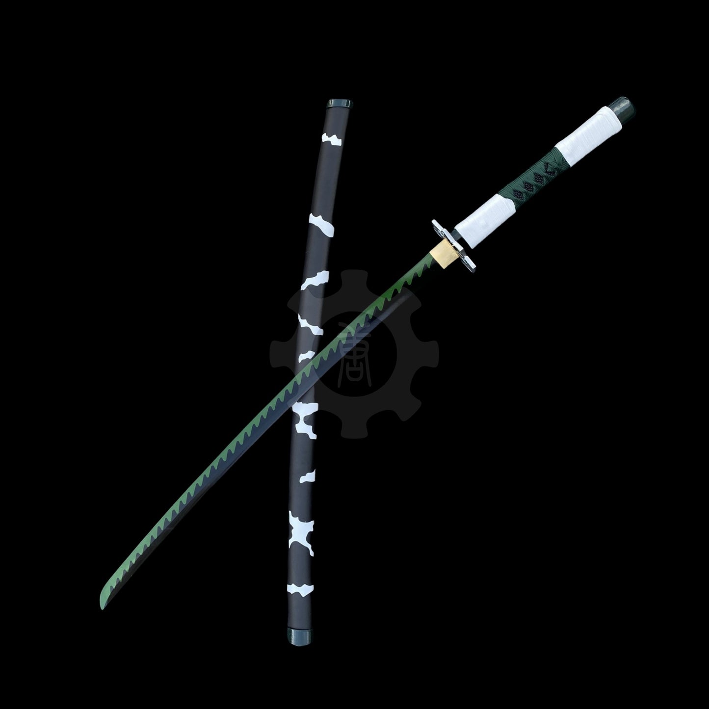 IRL Sanemi Nichirin Sword Katana 1045 Carbon Steel Version
