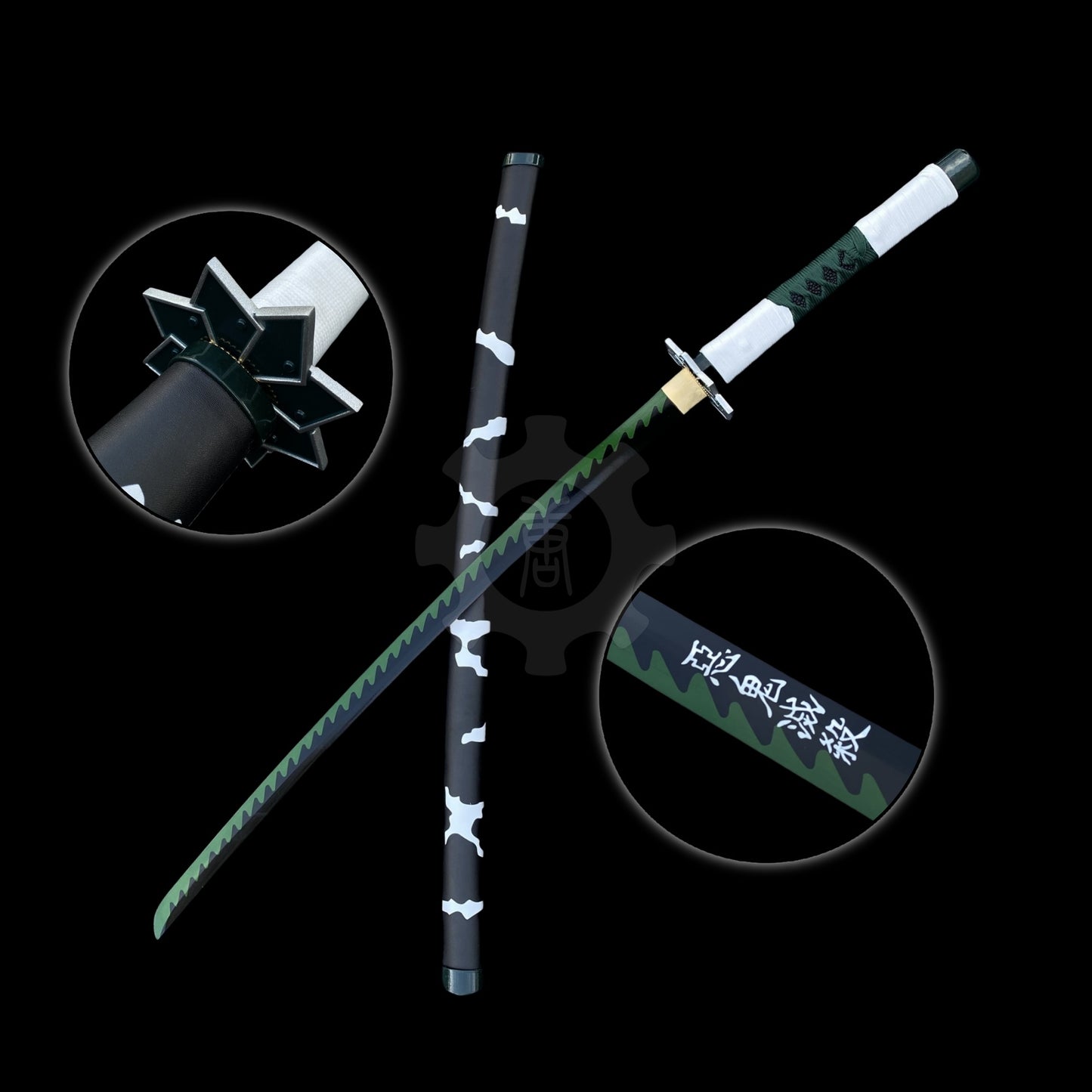 IRL Sanemi Nichirin Sword Katana 1045 Carbon Steel Version