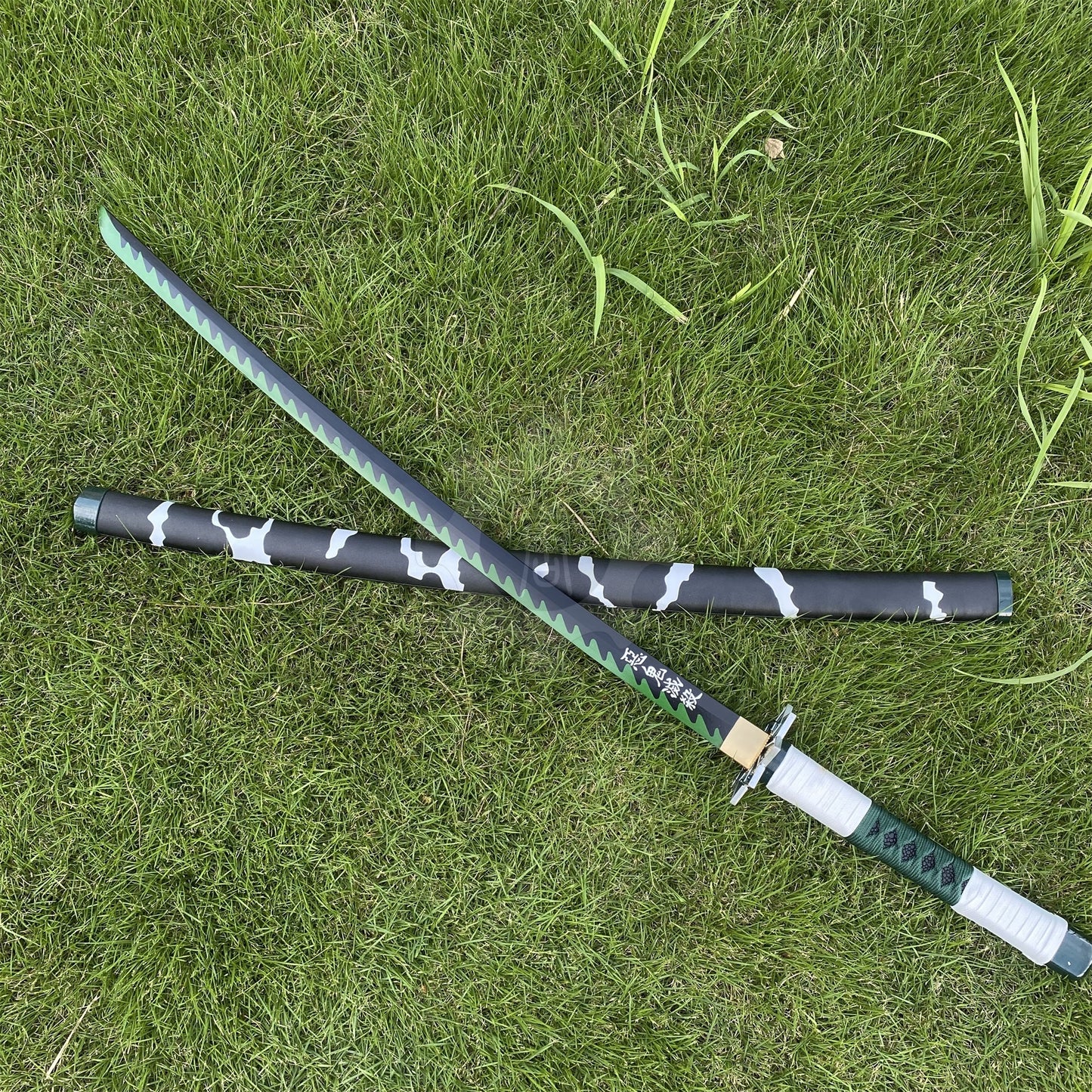 IRL Sanemi Nichirin Sword Katana 1045 Carbon Steel Version