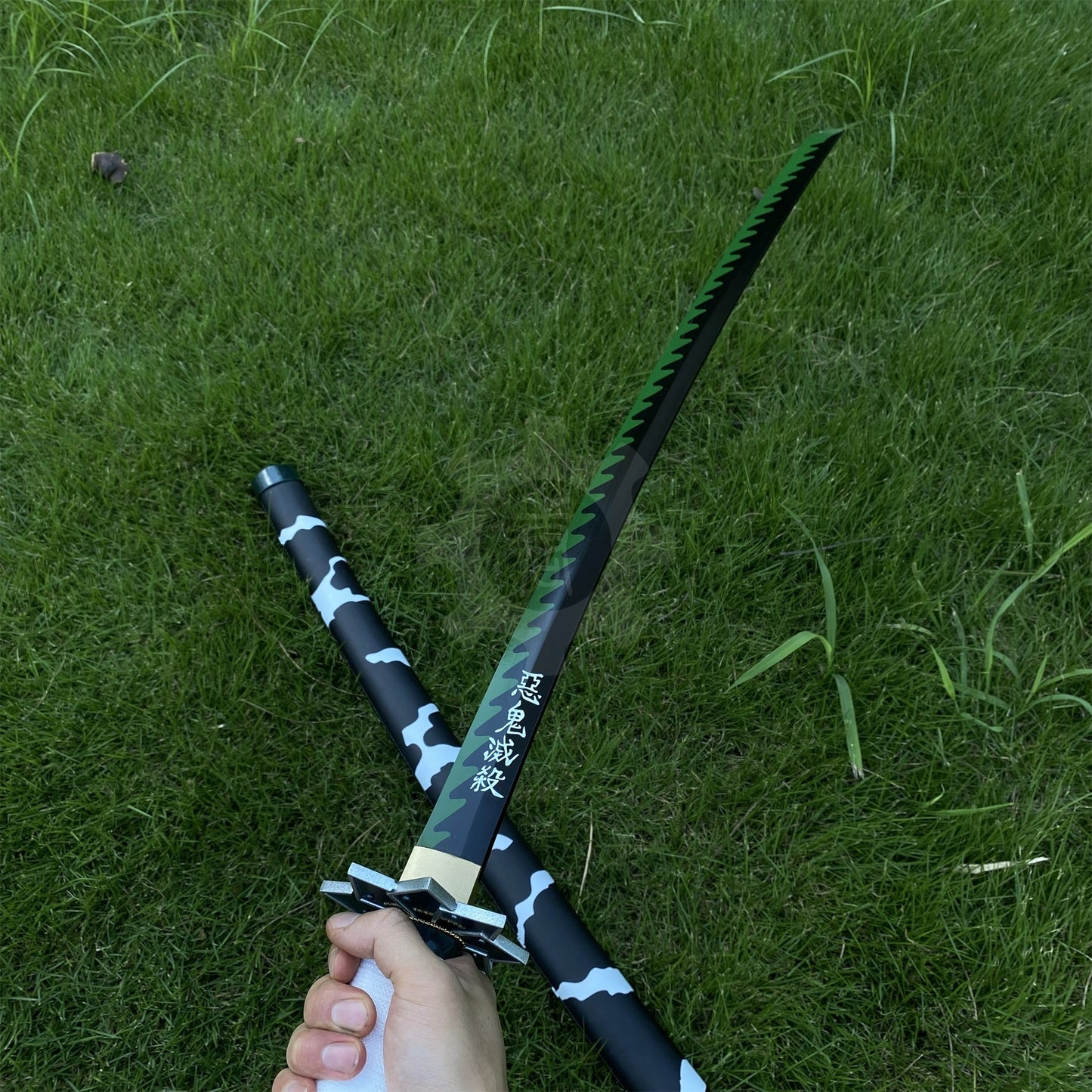IRL Sanemi Nichirin Sword Katana 1045 Carbon Steel Version