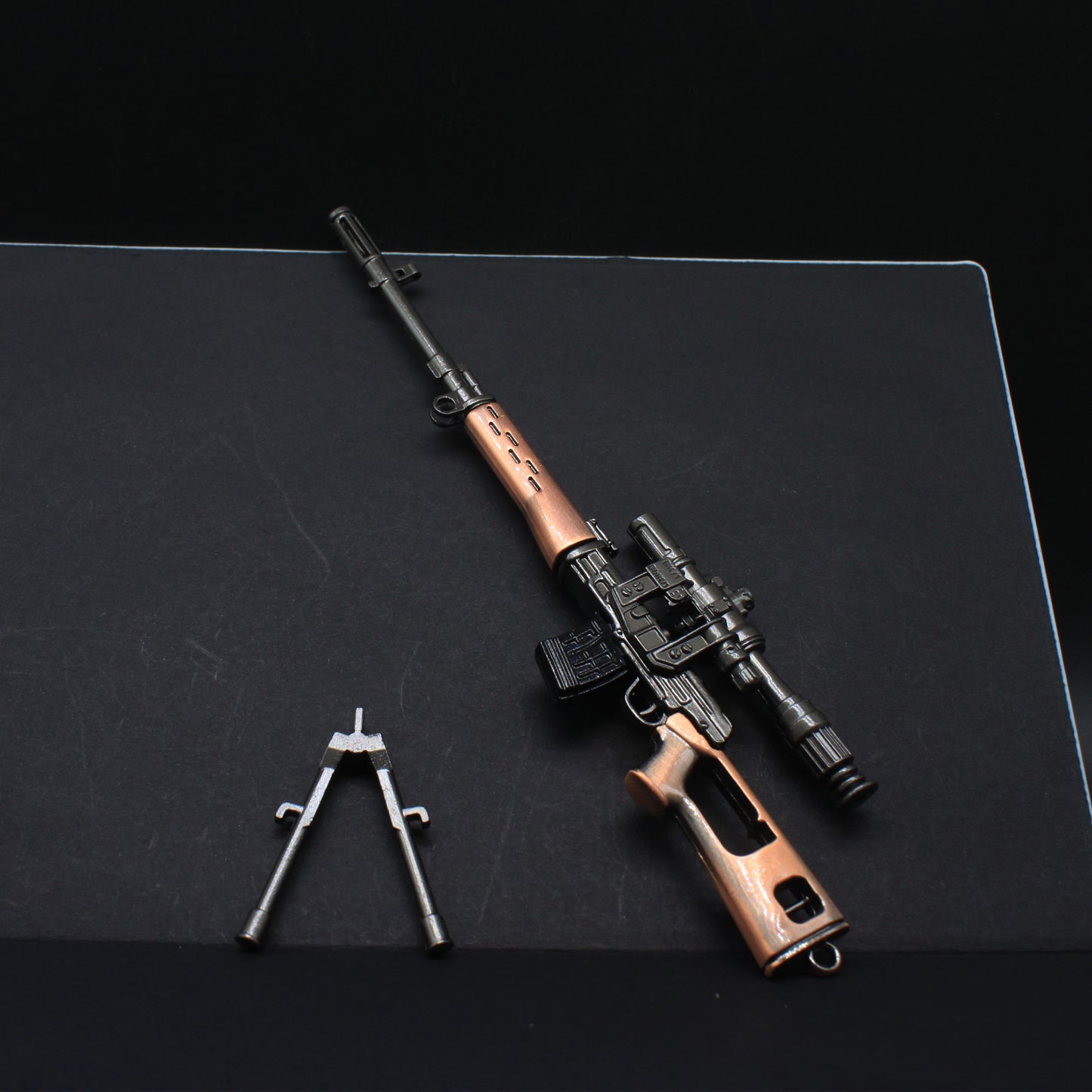 SVD Dragunov Sniper Metal Miniature Rifle 17CM/6.7"