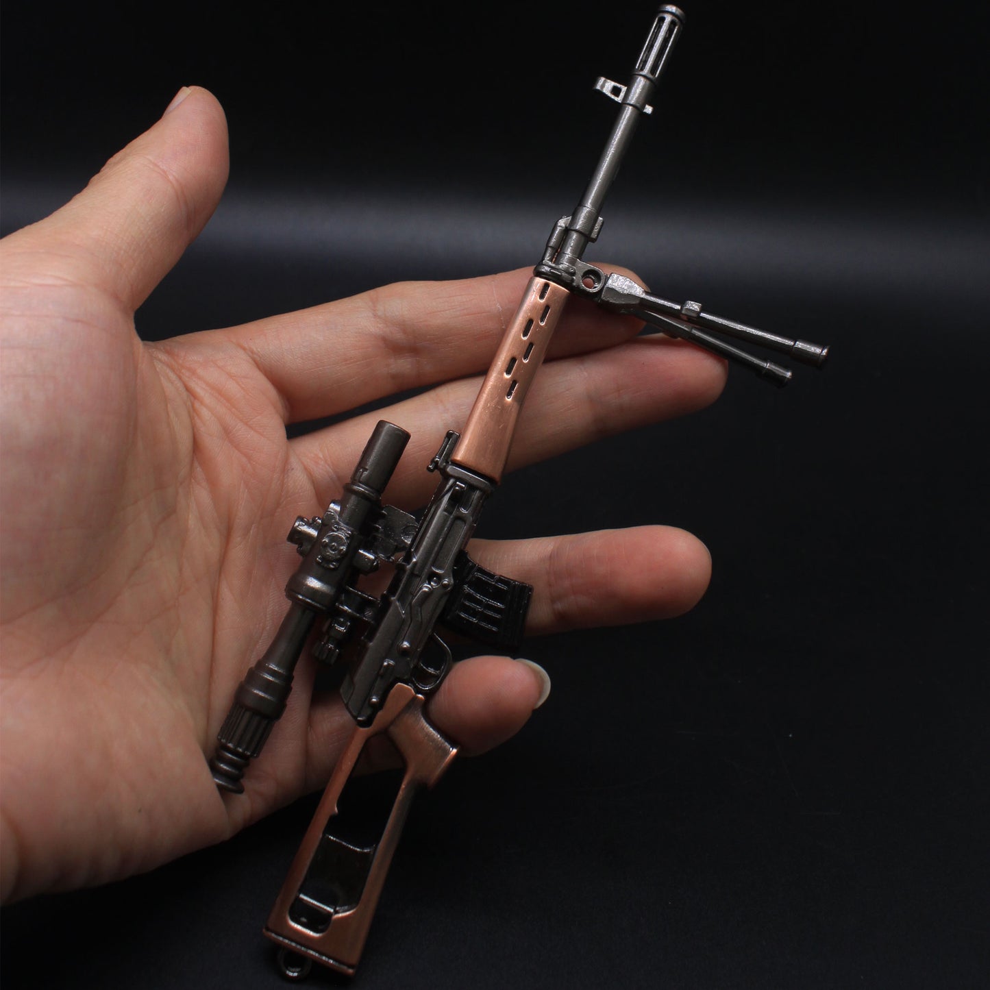 SVD Dragunov Sniper Metal Miniature Rifle 17CM/6.7"