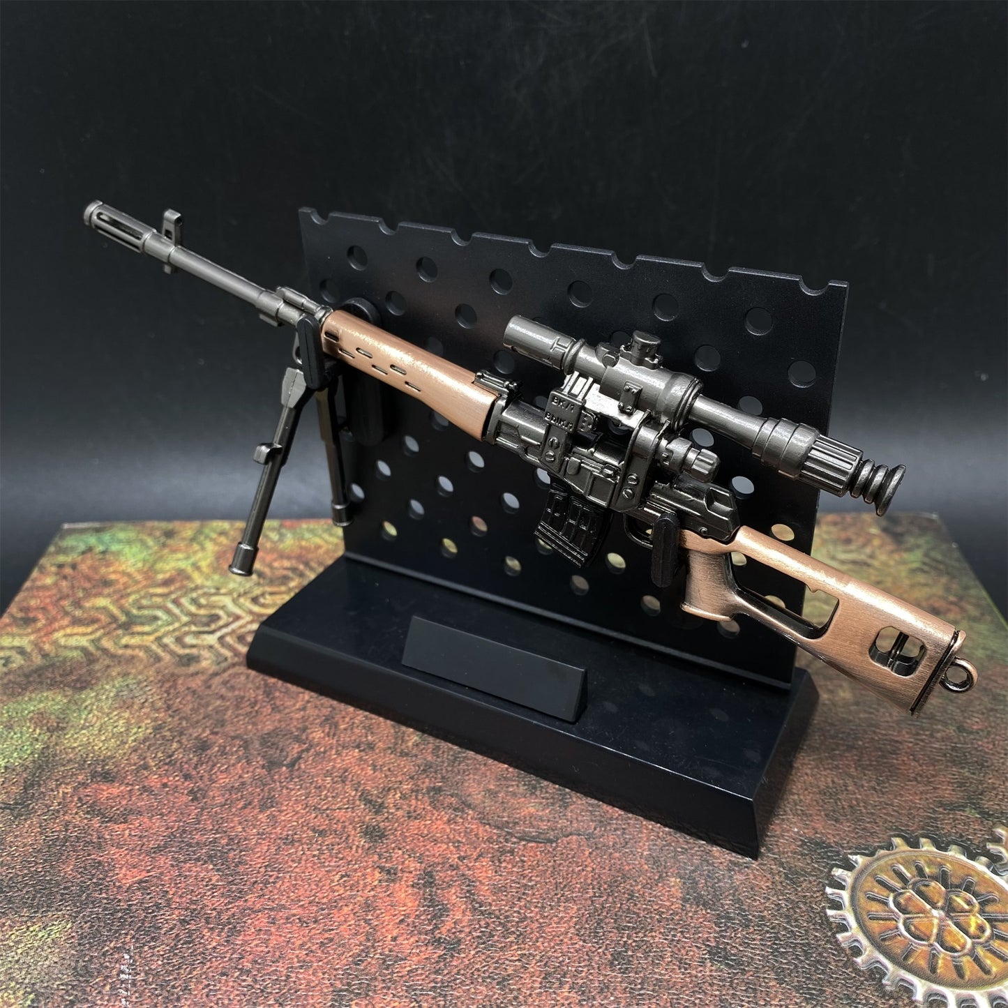 SVD Dragunov Sniper Metal Miniature Rifle 17CM/6.7"