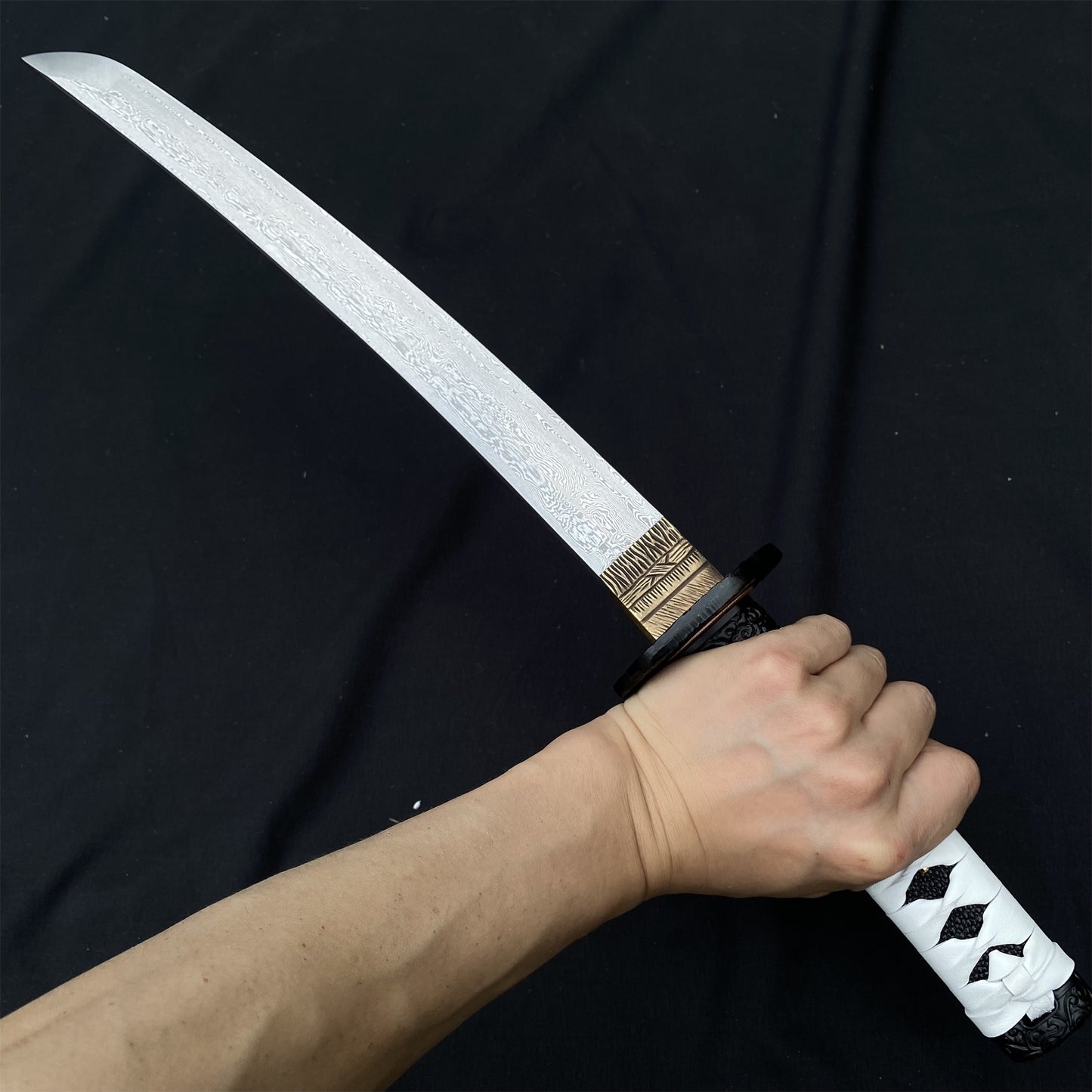 Damascus Steel Tsushima Ghost Lord Jin Sakai Katana Wakizashi 2 in 1 Pack