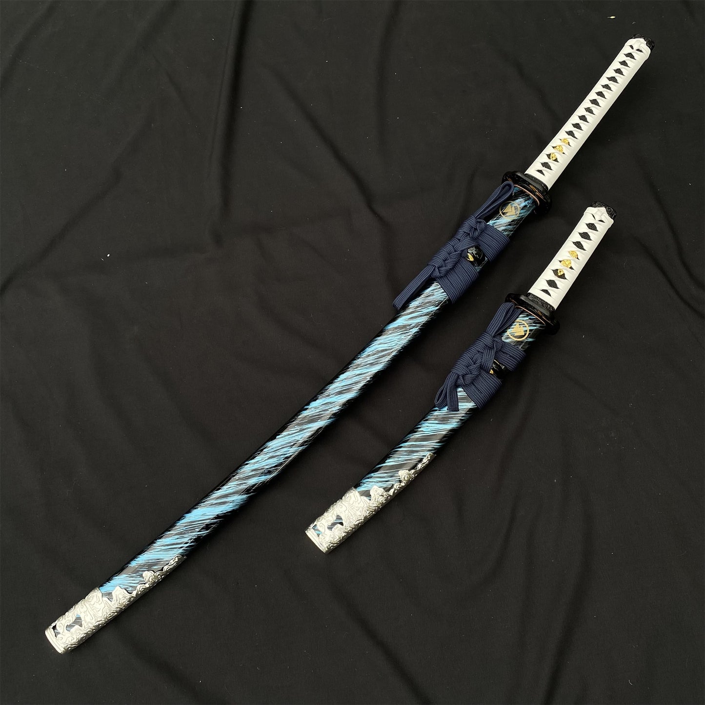 Damascus Steel Tsushima Ghost Lord Jin Sakai Katana Wakizashi 2 in 1 Pack