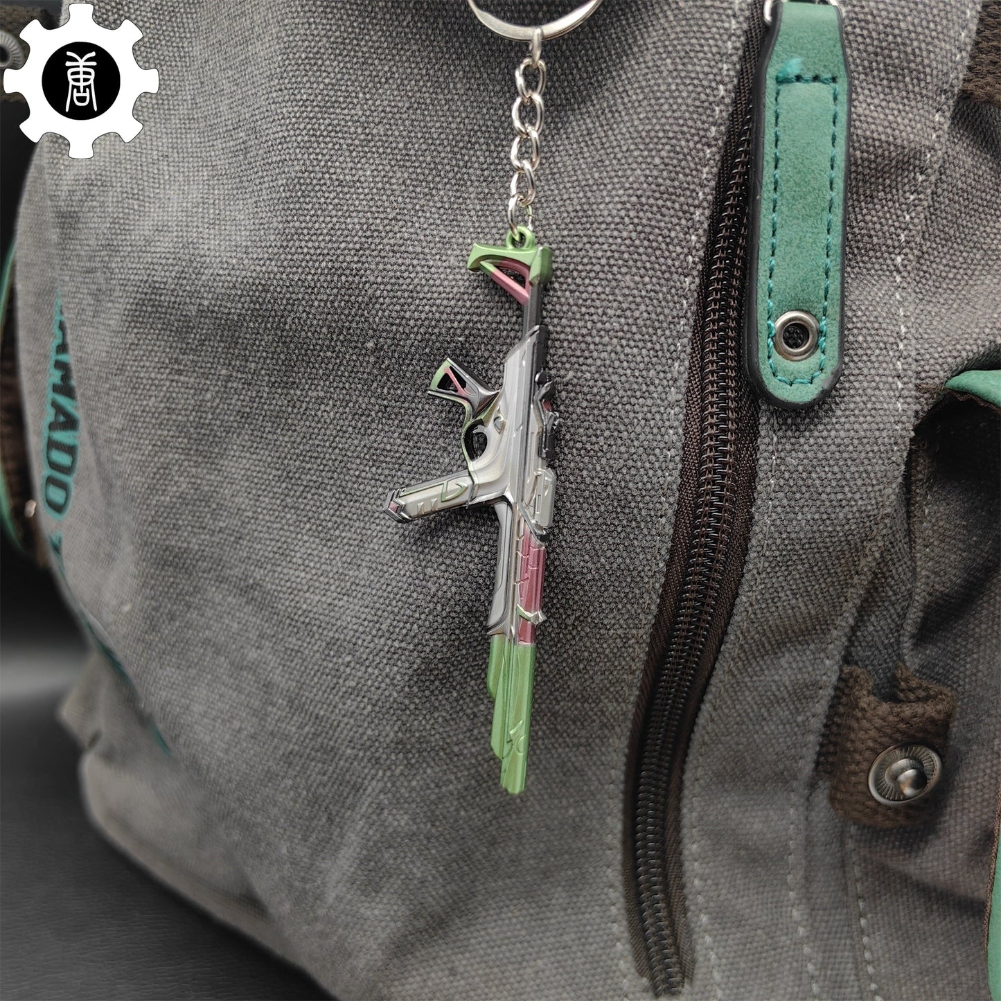 Mini Sentinels of Light Spectre Gun Keychain Metal Pendant