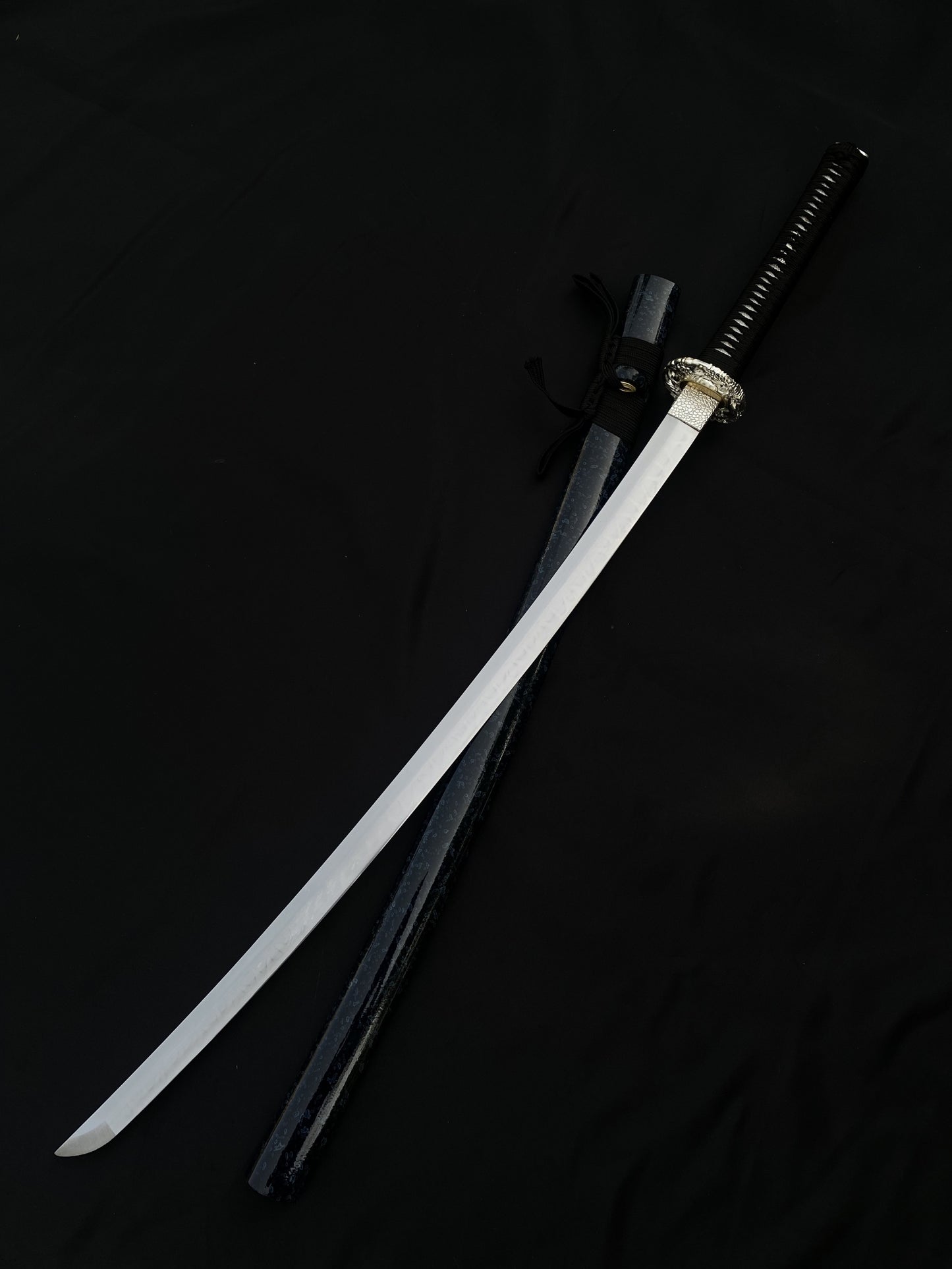 Japanese Katana Life-size Silver Brave Troops Katana Replica
