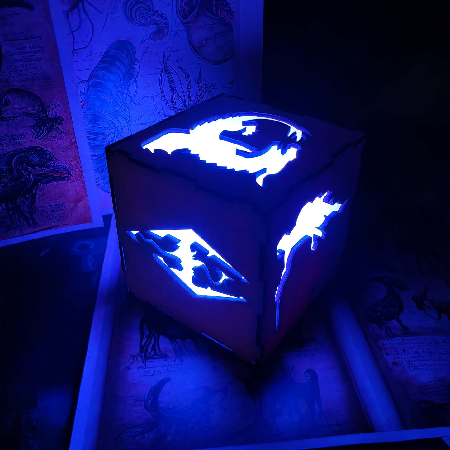 Skyrim-Inspired Neon Night Light