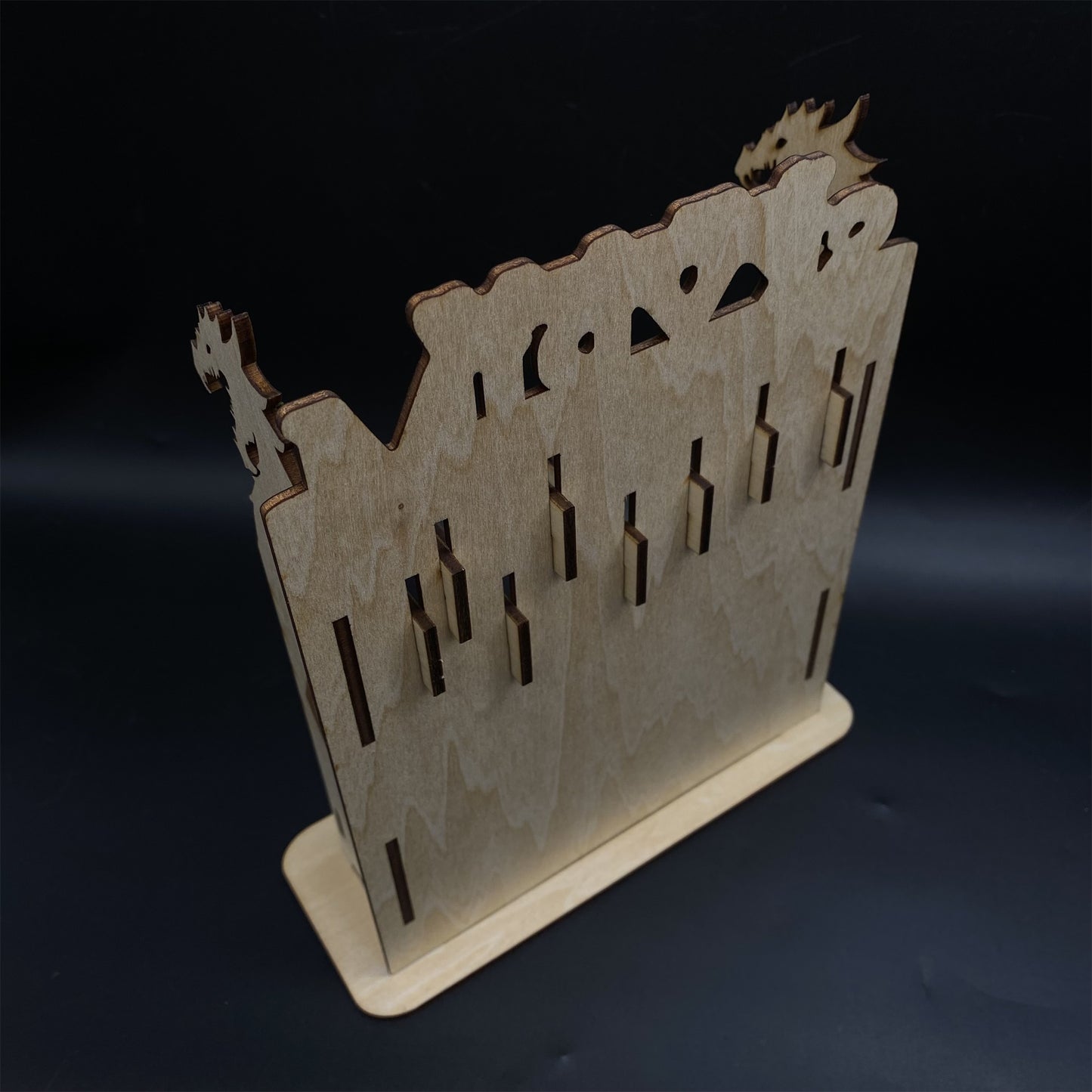 Skyrim One-Hand Daedric Weapons With 3D Wooden Stand