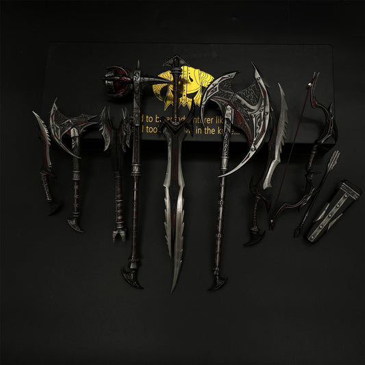 1/6 Scale Skyrim Daedric Weapon Metal Crafts For Collection