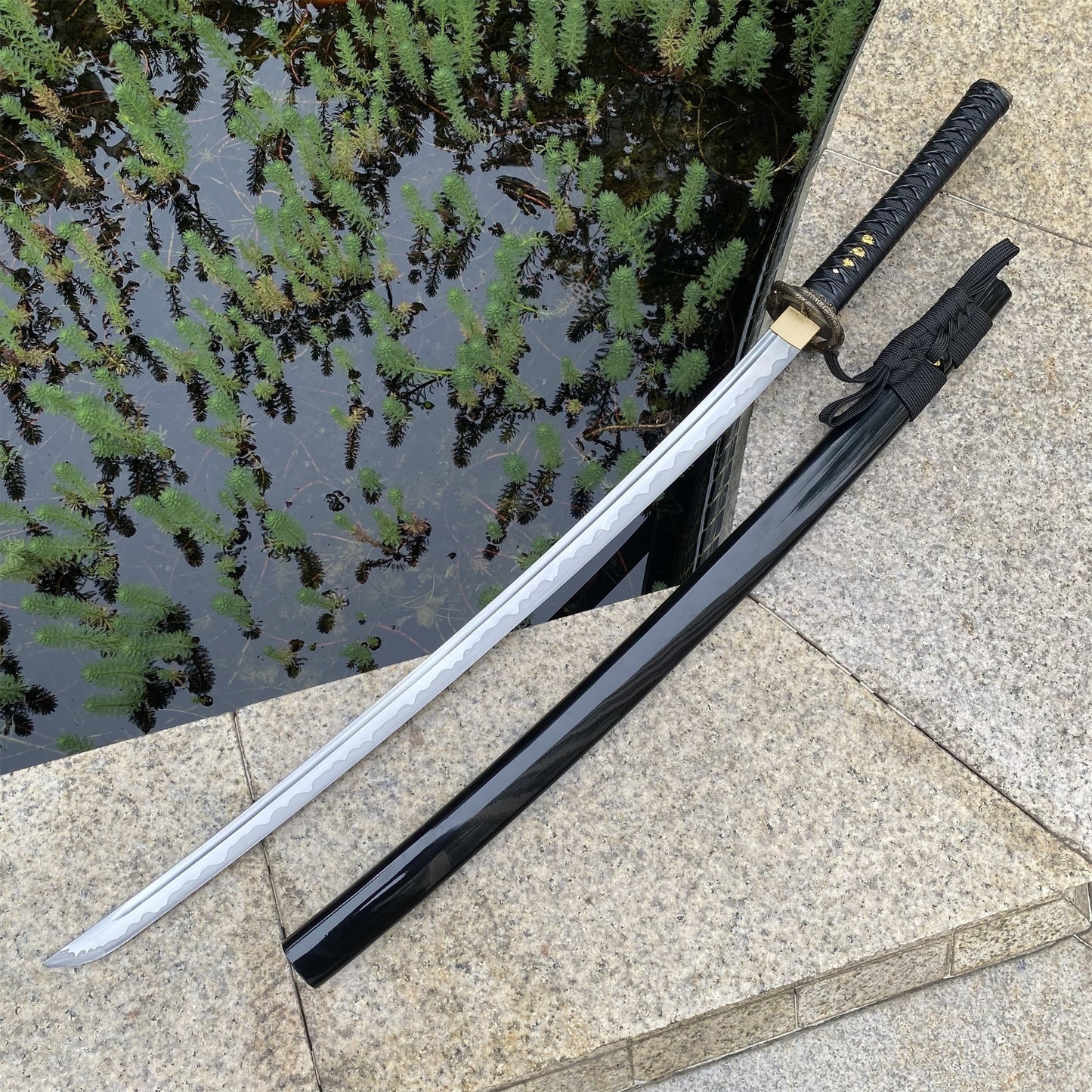 Skyrim Katana Blade Sword Akaviri Sword Manganese Steel IRL Replica
