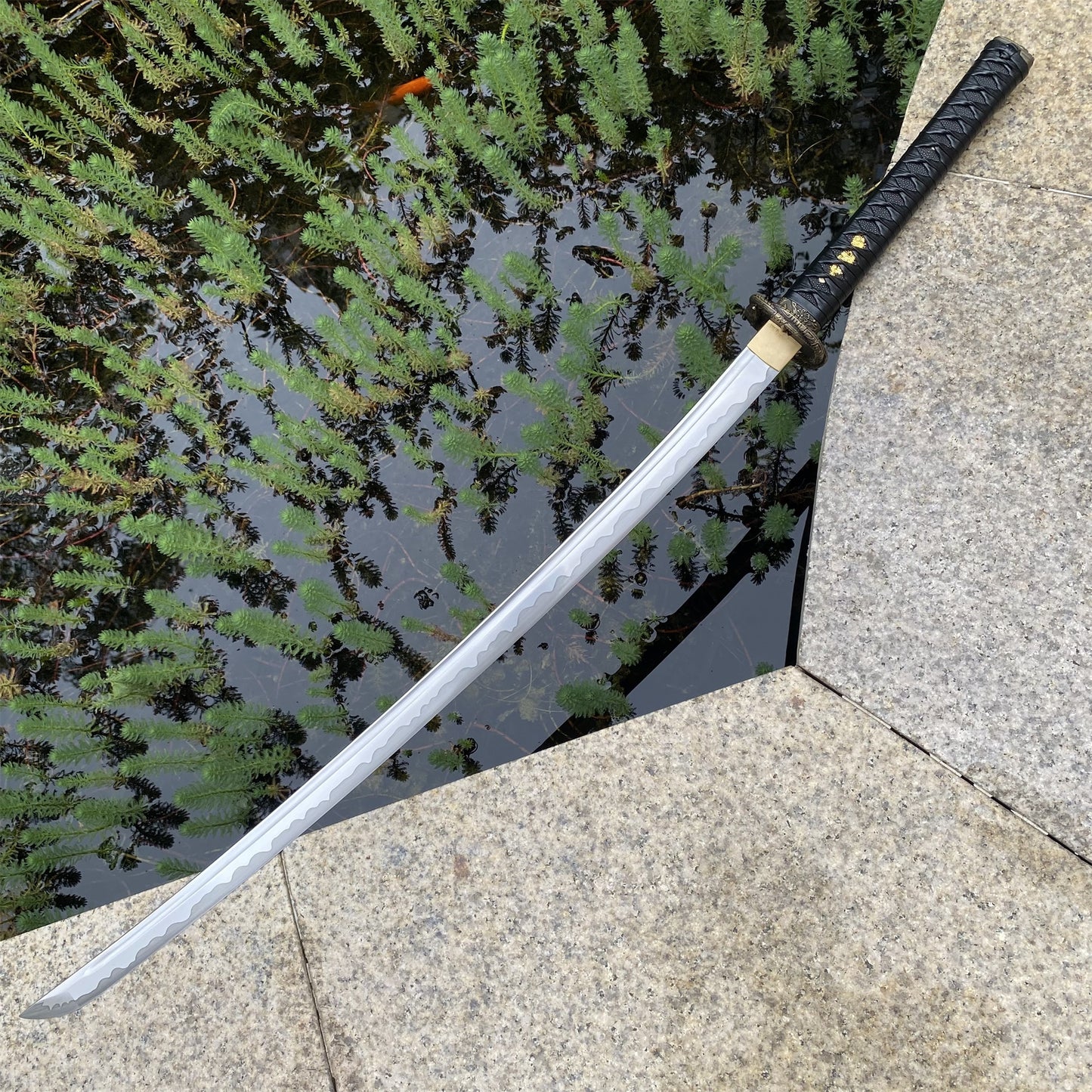 Skyrim Katana Blade Sword Akaviri Sword Manganese Steel IRL Replica
