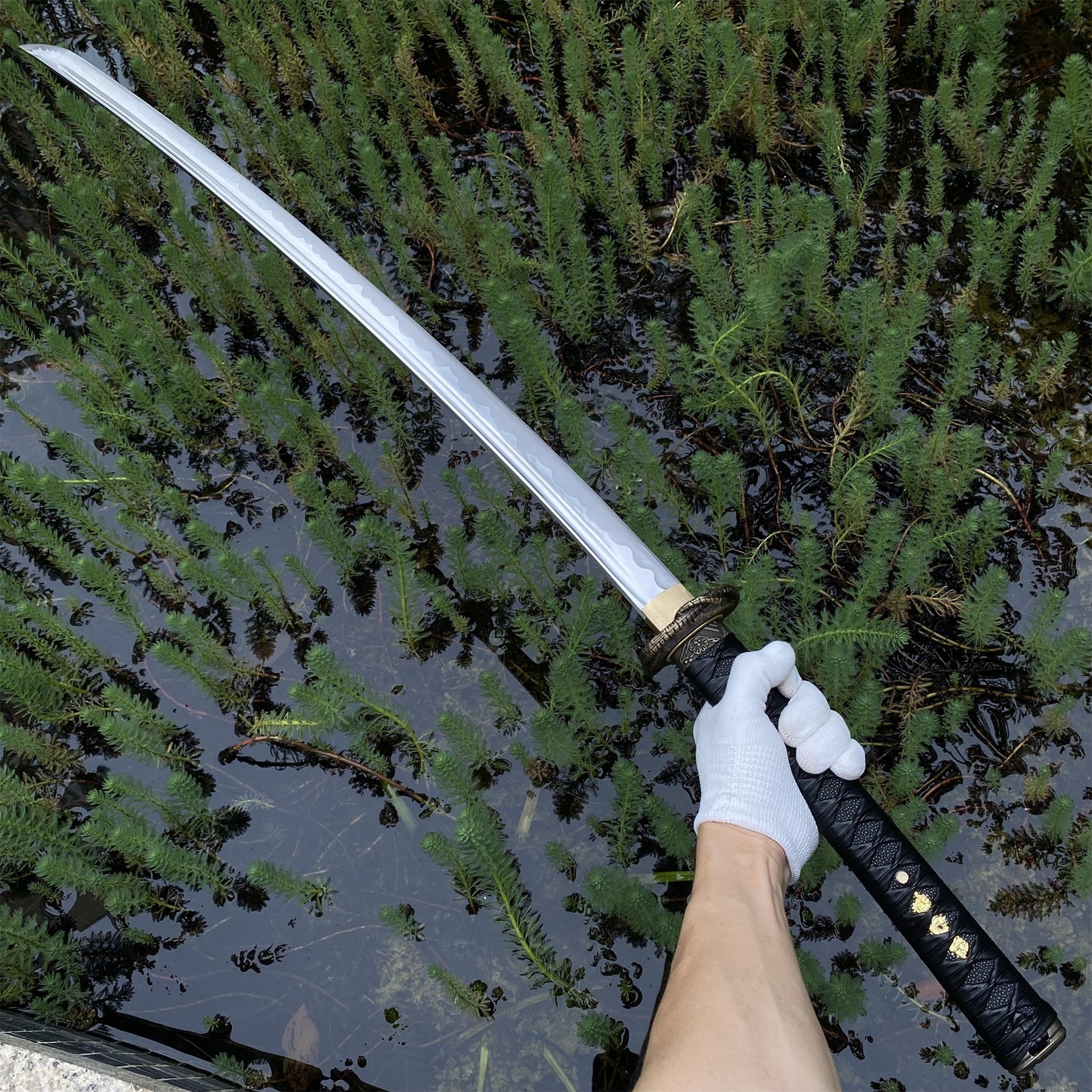 Skyrim Katana Blade Sword Akaviri Sword Manganese Steel IRL Replica