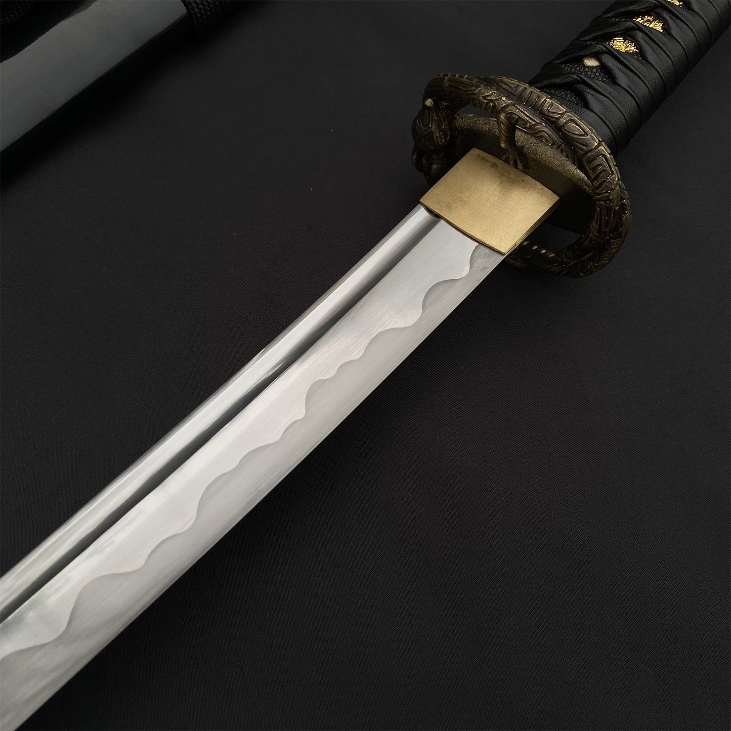 Skyrim Katana Blade Sword Akaviri Sword Manganese Steel IRL Replica